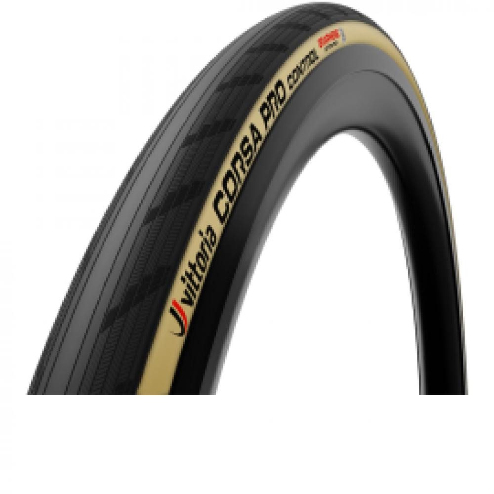 Vittoria Fahrradreifen Vittoria Reifen Corsa Pro Control 28x1.10" 28-622 schwarz/beige TLR fa