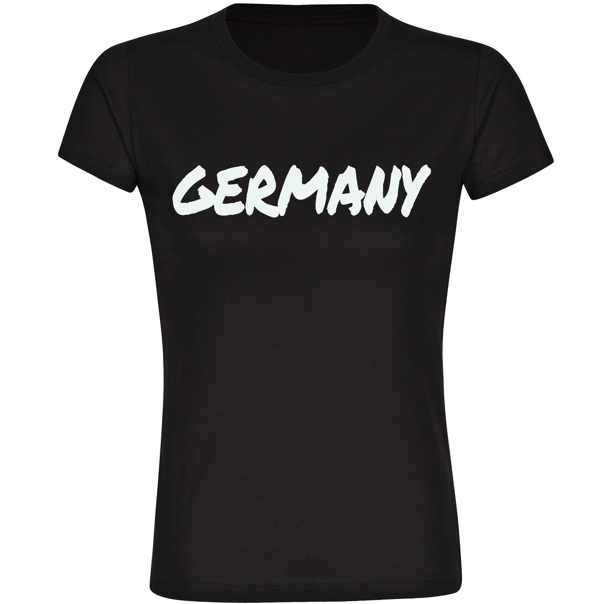 multifanshop T-Shirt Damen Germany - Textmarker - Frauen