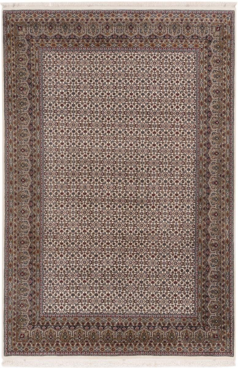 Orientteppich Indo Täbriz 197x296 Handgeknüpfter Orientteppich, Nain Trading, rechteckig, Höhe: 12 mm