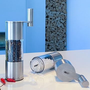AdHoc Salz-/Pfeffermühle Getriebemühle Select manuell, (1 Stück), mit Präzisionsfeineinstellung (ohne Füllung)