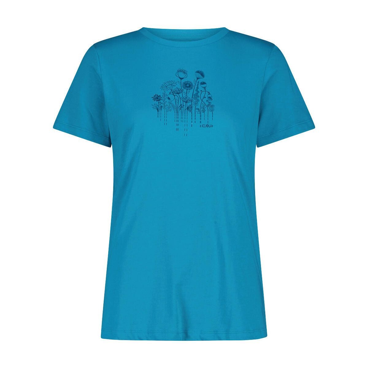 CMP Kurzarmshirt Woman T-shirt Bequemes und umweltfreundliches Jersey-T-Shirt aus Bio-Baumwolle für