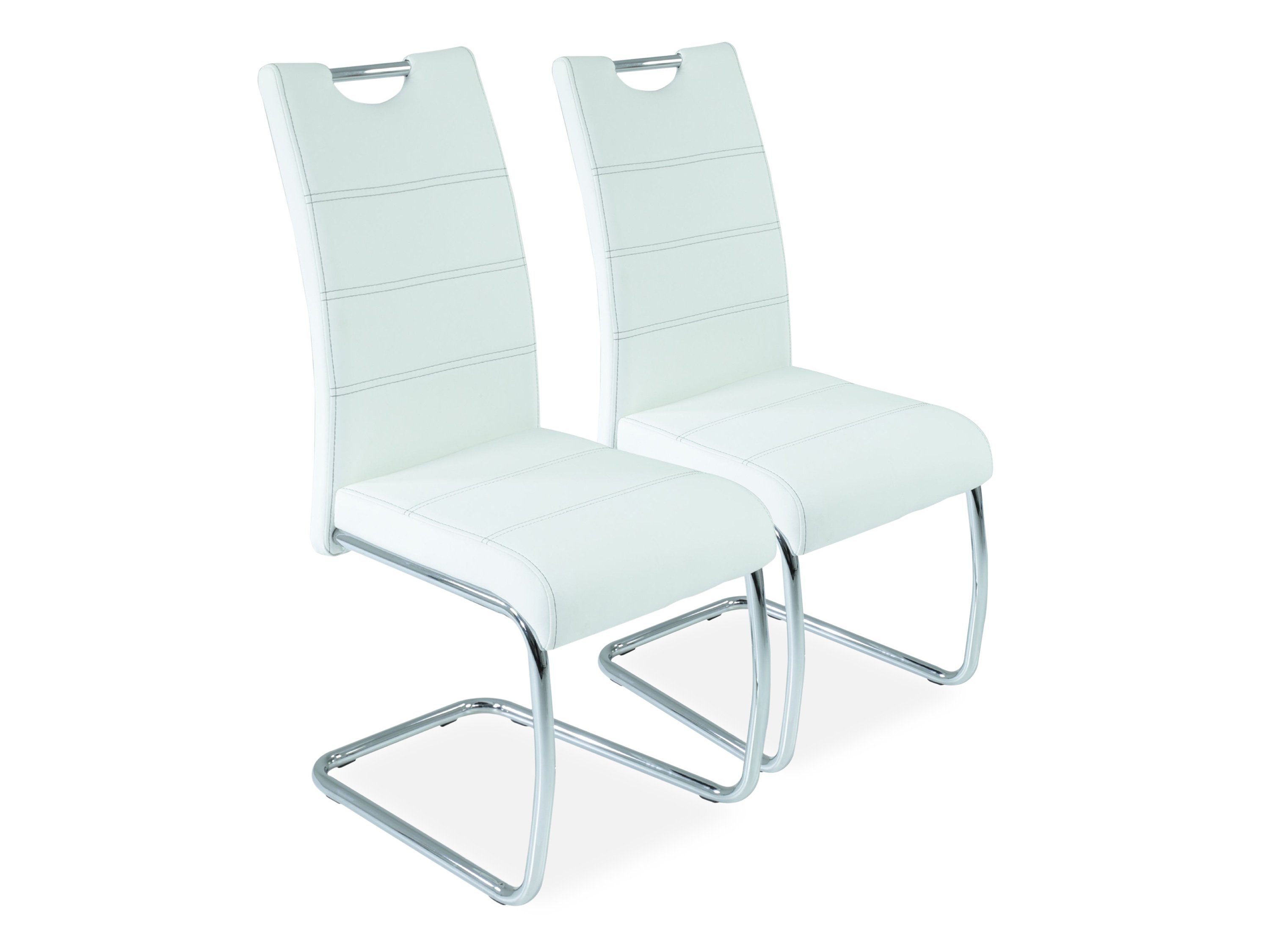 HELA Freischwinger Freischwinger, HELA Freischwinger FLORA S 2er Set (BHT 42x98x57 cm) Esszimmerstuhl