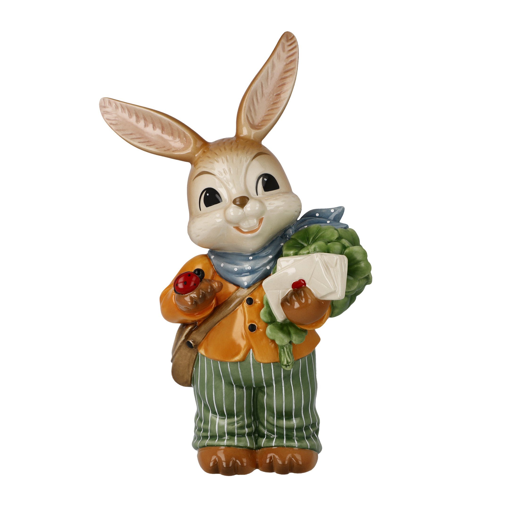 Goebel Osterhase Hasen Figur Mit Allen Guten Wünschen, aus Steingut hergestellt (1 St)