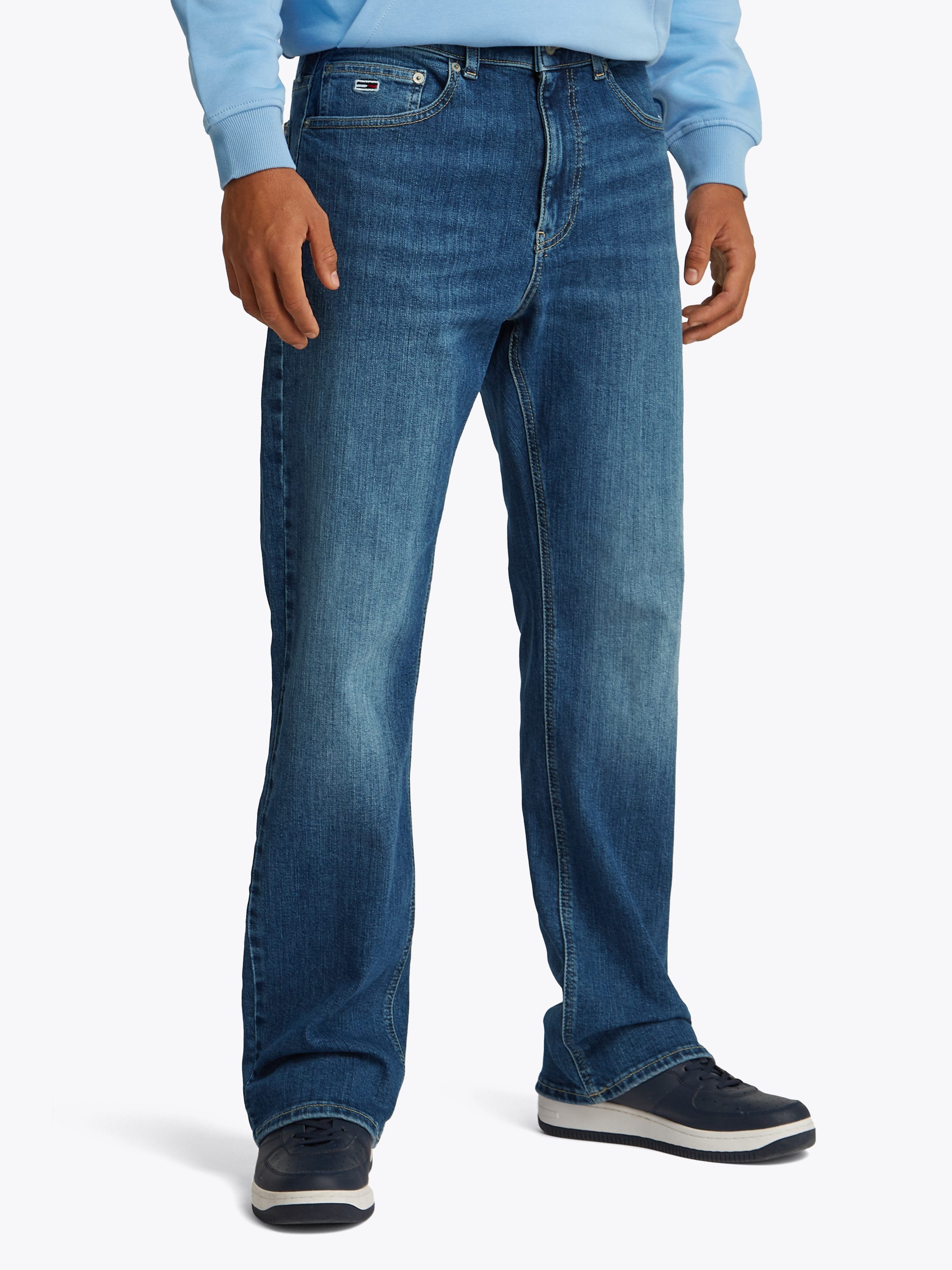 Tommy Jeans Bootcut-Jeans "Ryan Bootcut", in blauer Waschung günstig online kaufen