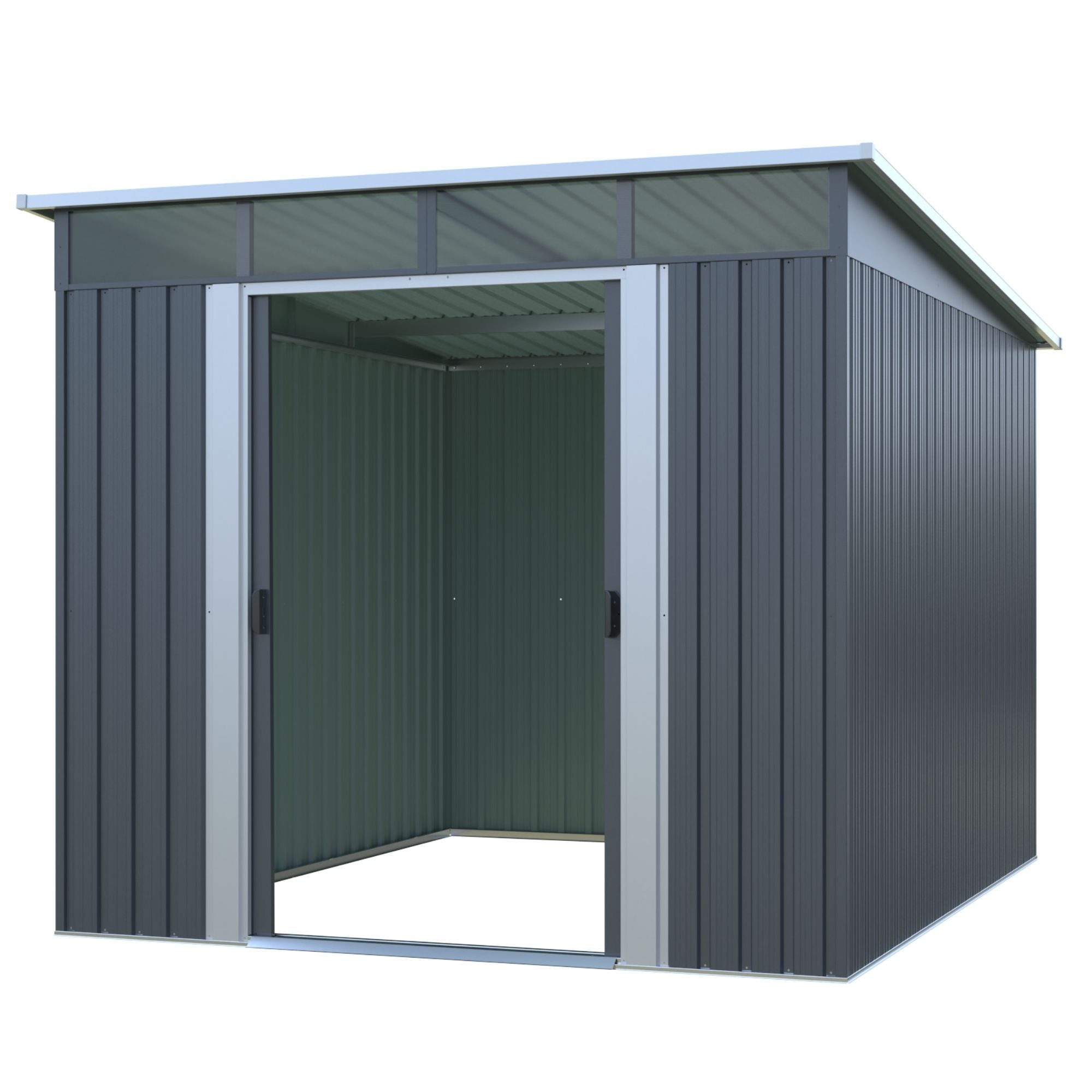 osoltus Gerätehaus osoltus Metall Gerätehaus Pultdach günstig online kaufen