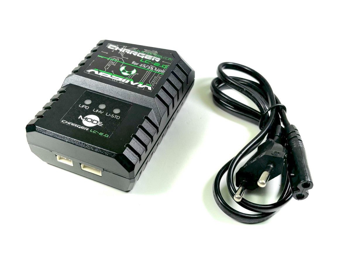 Absima LC-2.0 LiPo Modellbau-Ladegerät (2.2A, mit sicherer Lithium Storage Funktion, für RC Lithium-Akkus mit Balancer-System)