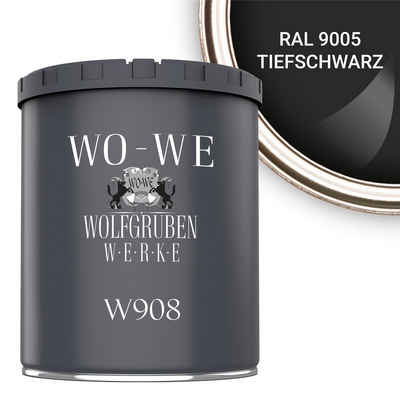 WO-WE Metallschutzlack 4in1 Metalllack Metallfarbe Metallschutzfarbe W908, 1L - 2,5L, Außenbereich