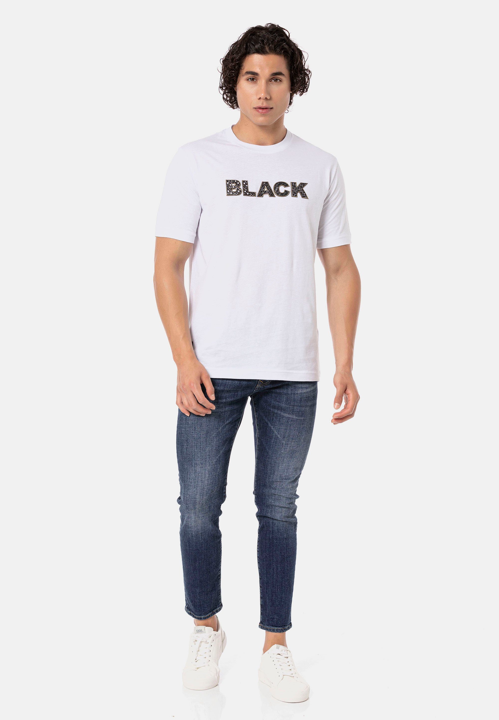 RedBridge T-Shirt Gern Print hochwertigen mit weiß
