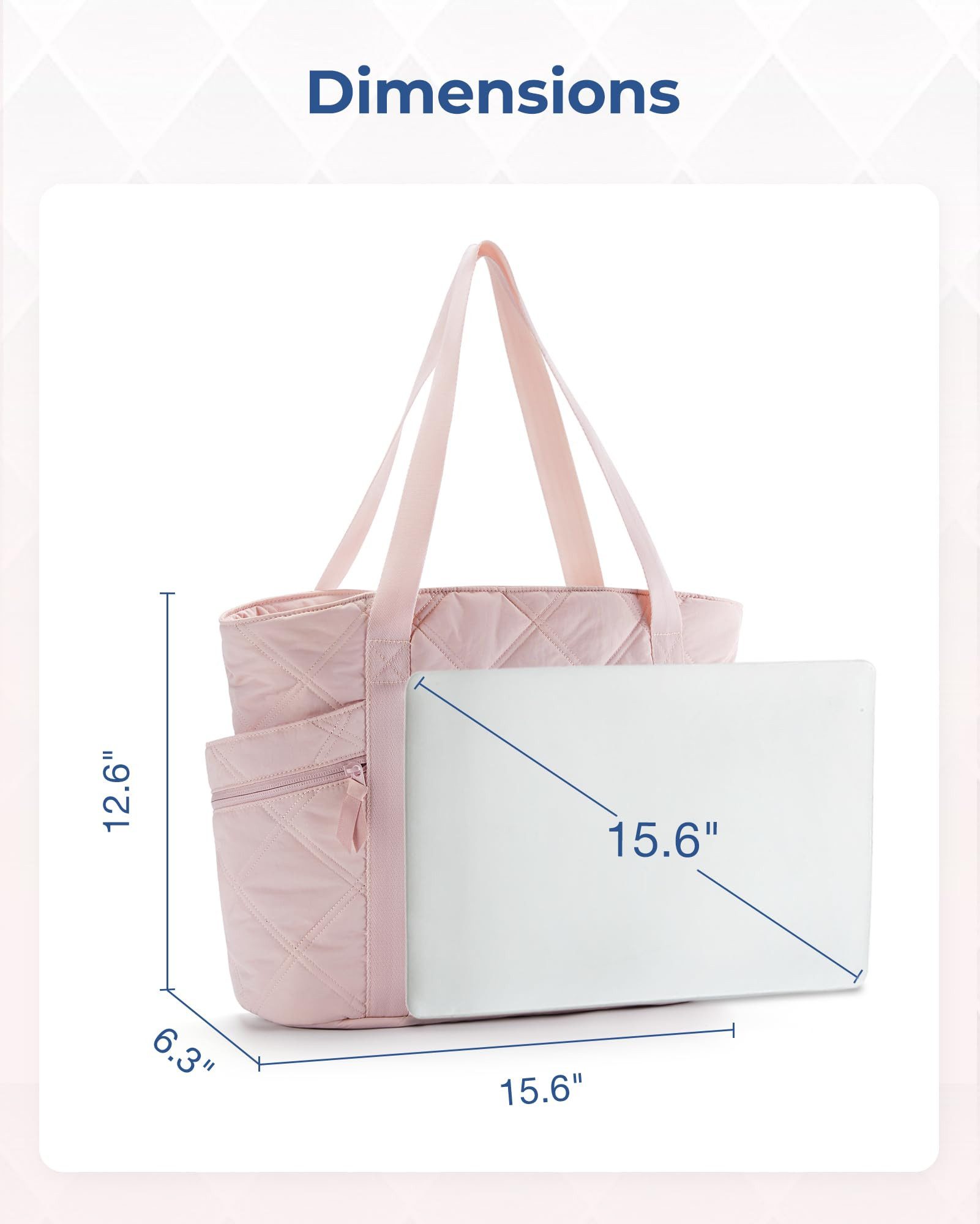 Zaewry Schultertasche Freizeittasche, Schultertasche, Reißverschluss-Tote Bag, wasserdichte Sporttasche, Große Reisetasche