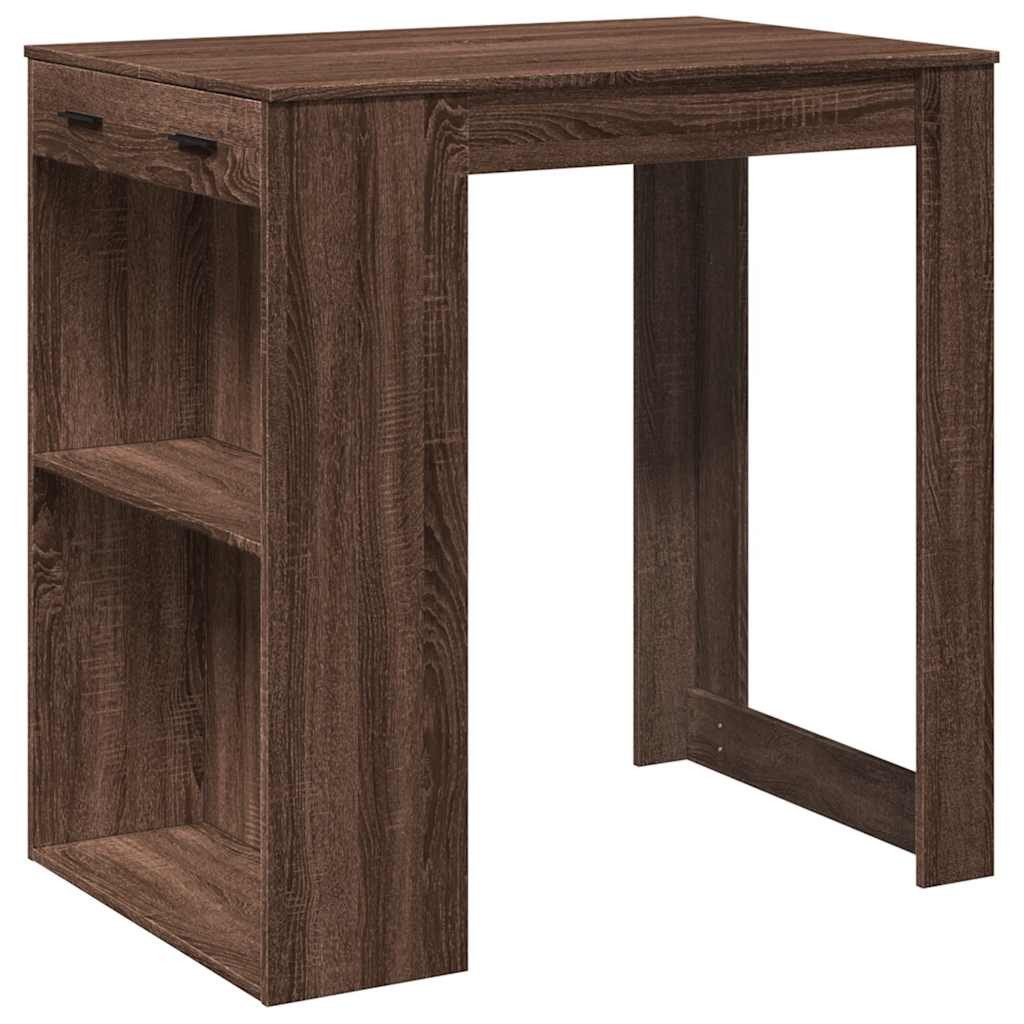vidaXL Esstisch Bartisch Braun Eichen-Optik 102x70x103,5 günstig online kaufen