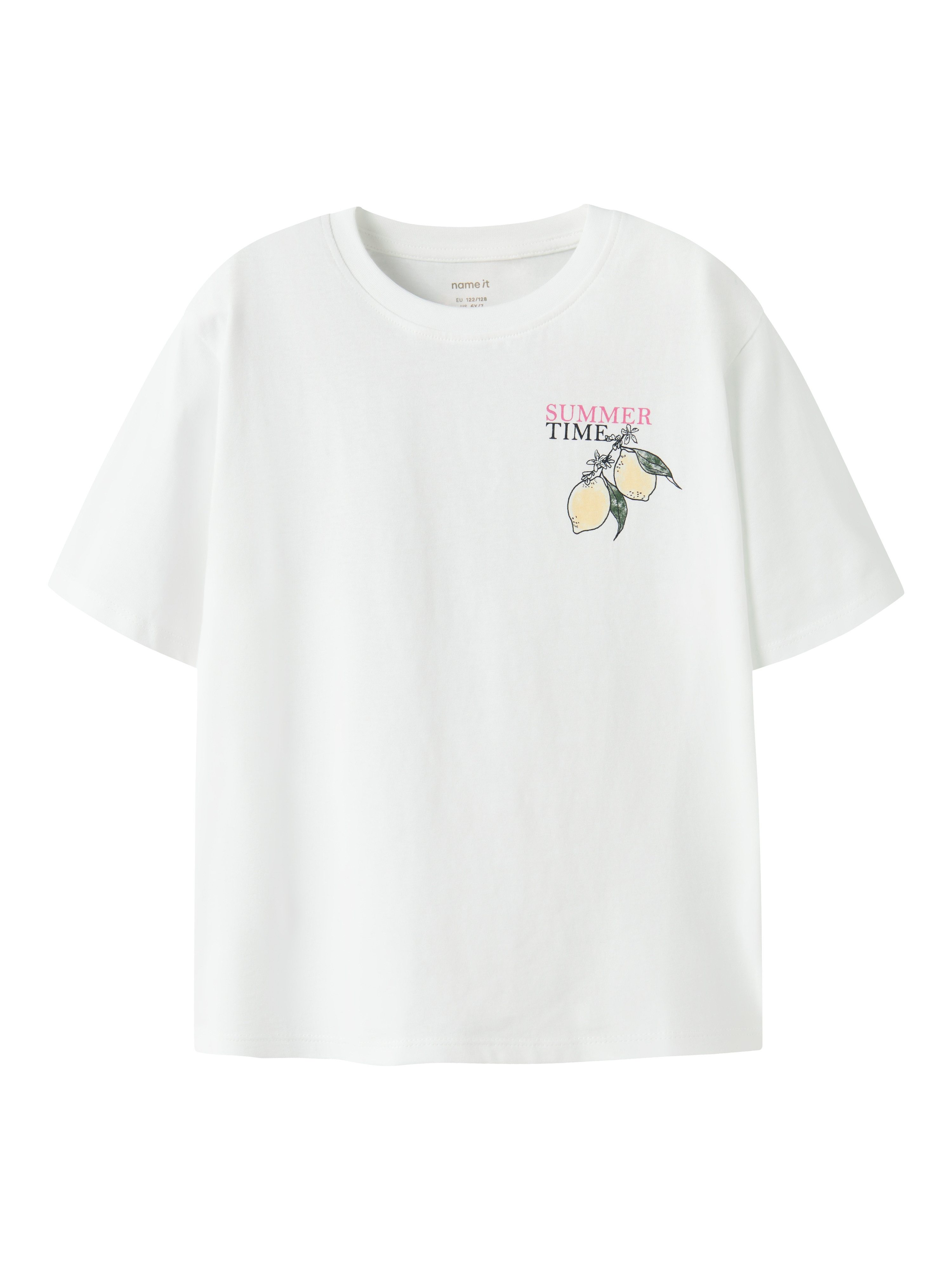 Name It T-Shirt NKFHANA SS NREG TOP BOX Baumwolle, regular fit – Bild 3 von 4