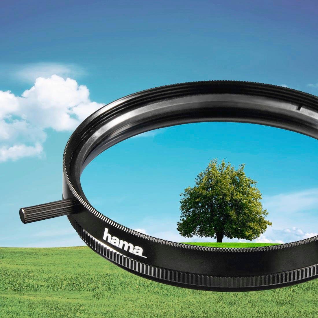 Hama Zirkularer Polarisations-Filter POL Filter 58 mm 4-fach AR coated Schutzfilter