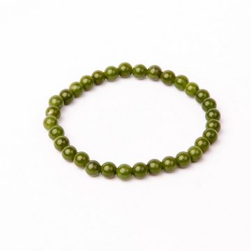 Vascavi Armband »Grüner Jade Perlenarmband«, Made in Germany, Naturstein, Chakrastein, 6 mm oder 8 mm, M13, Edelstein