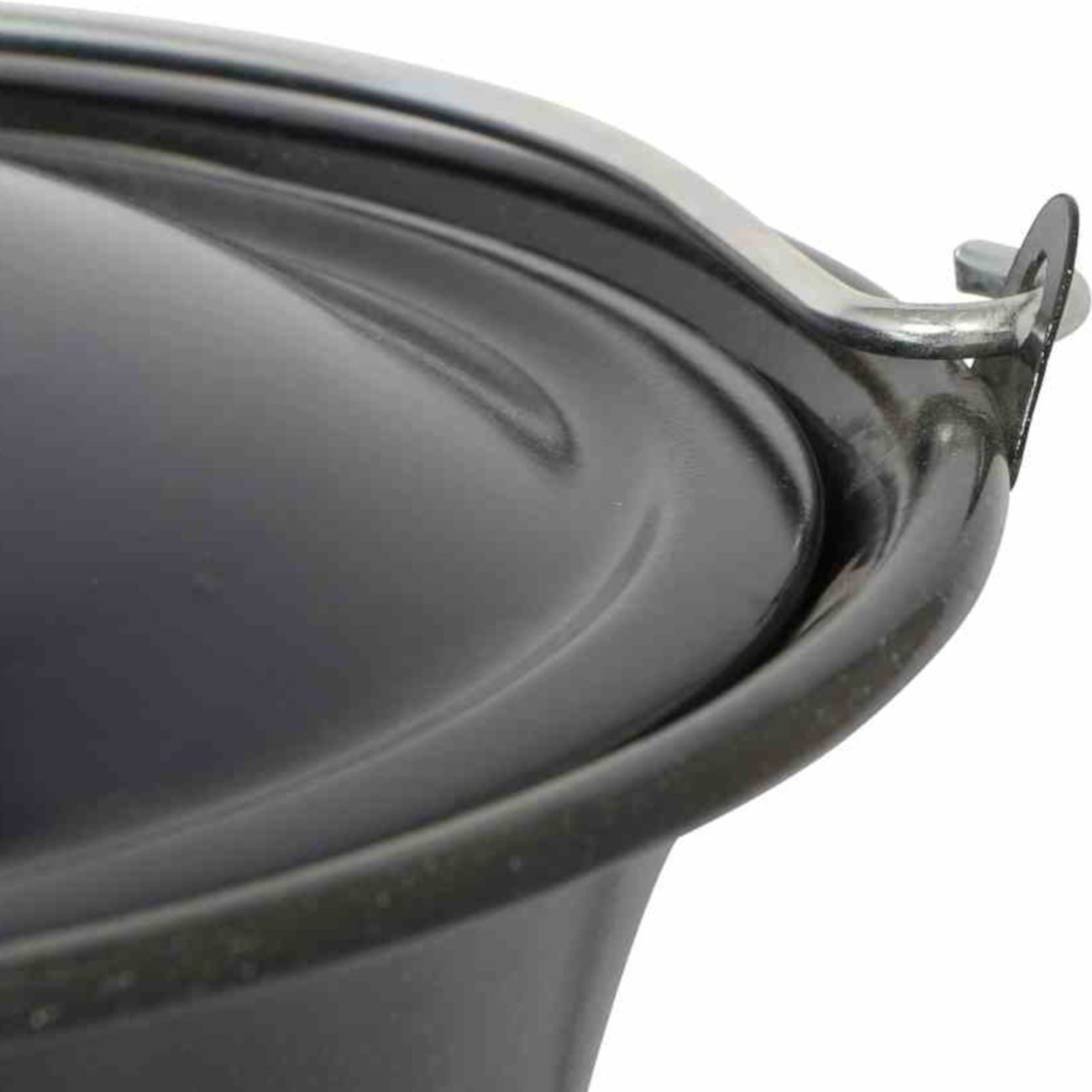 FST - Feuerschalen Systemtechnik GmbH Feuertopf Gulaschkessel 22 l schwarz Emaille, ohne Deckel, Emaille