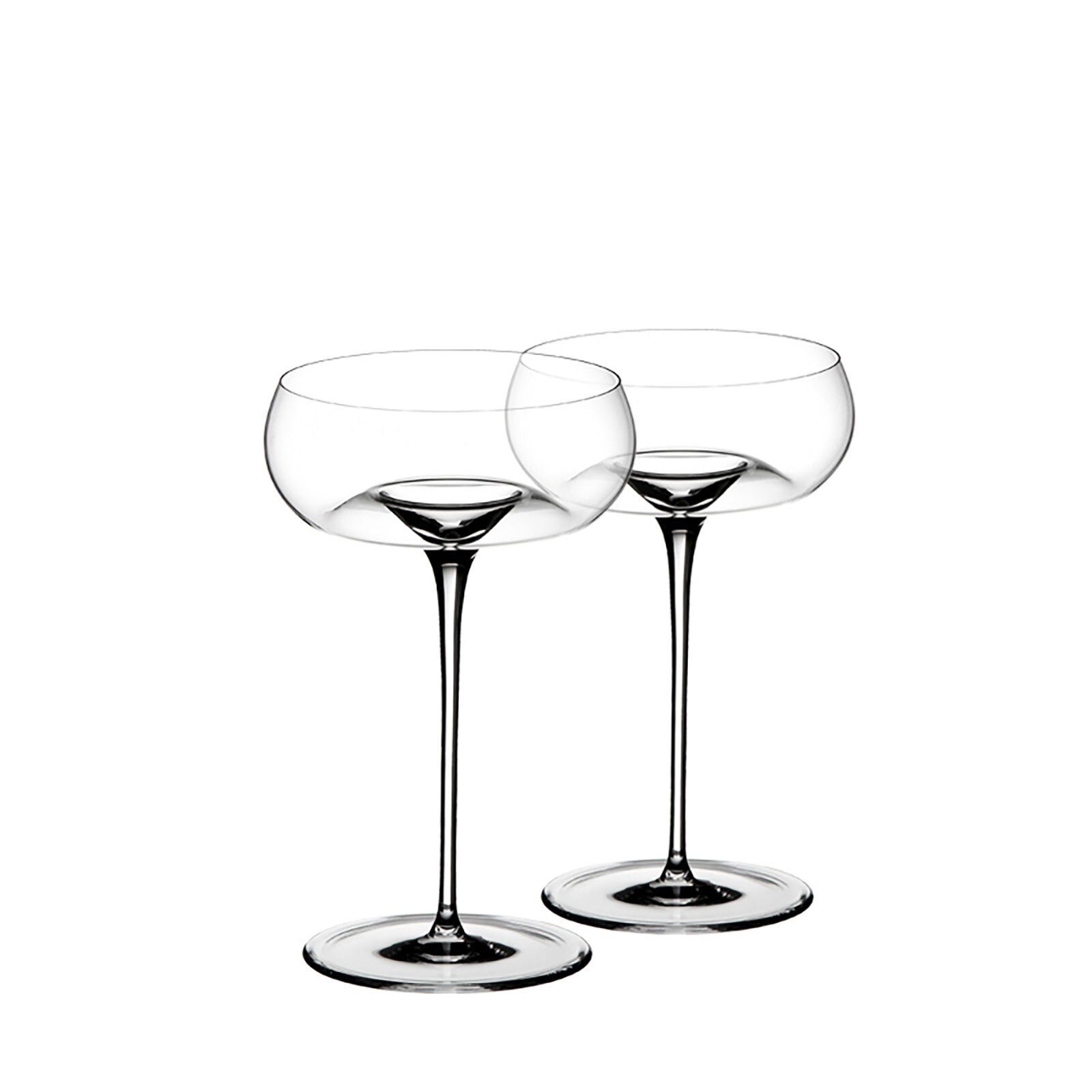 ZIEHER Champagnerglas Vision Weingläser 250 ml 2er Set, Glas