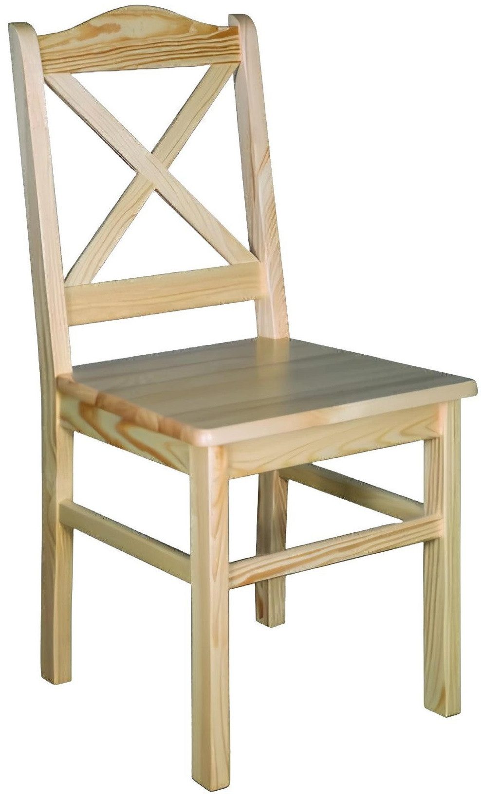 Xlmoebel Holzstuhl Massivholzstuhl mit elegantem Design und hohem Sitzkomfort, Hergestellt in Europa