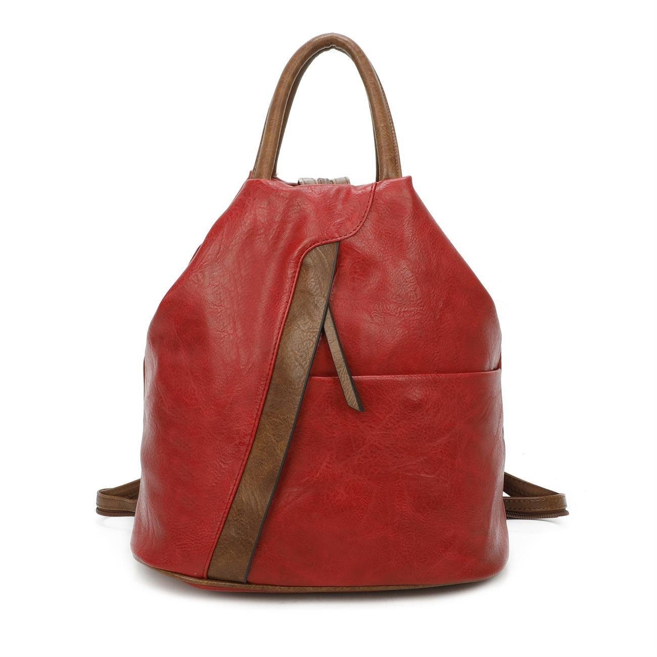 ITALYSHOP24 Rucksack Damen City- TagesRucksack Daypack Backpack Tasche Schu günstig online kaufen