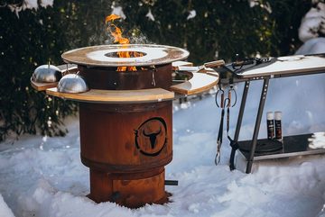 Moesta BBQ Holzkohlegrill Bandit Fireplace - Feuerstelle und Grill