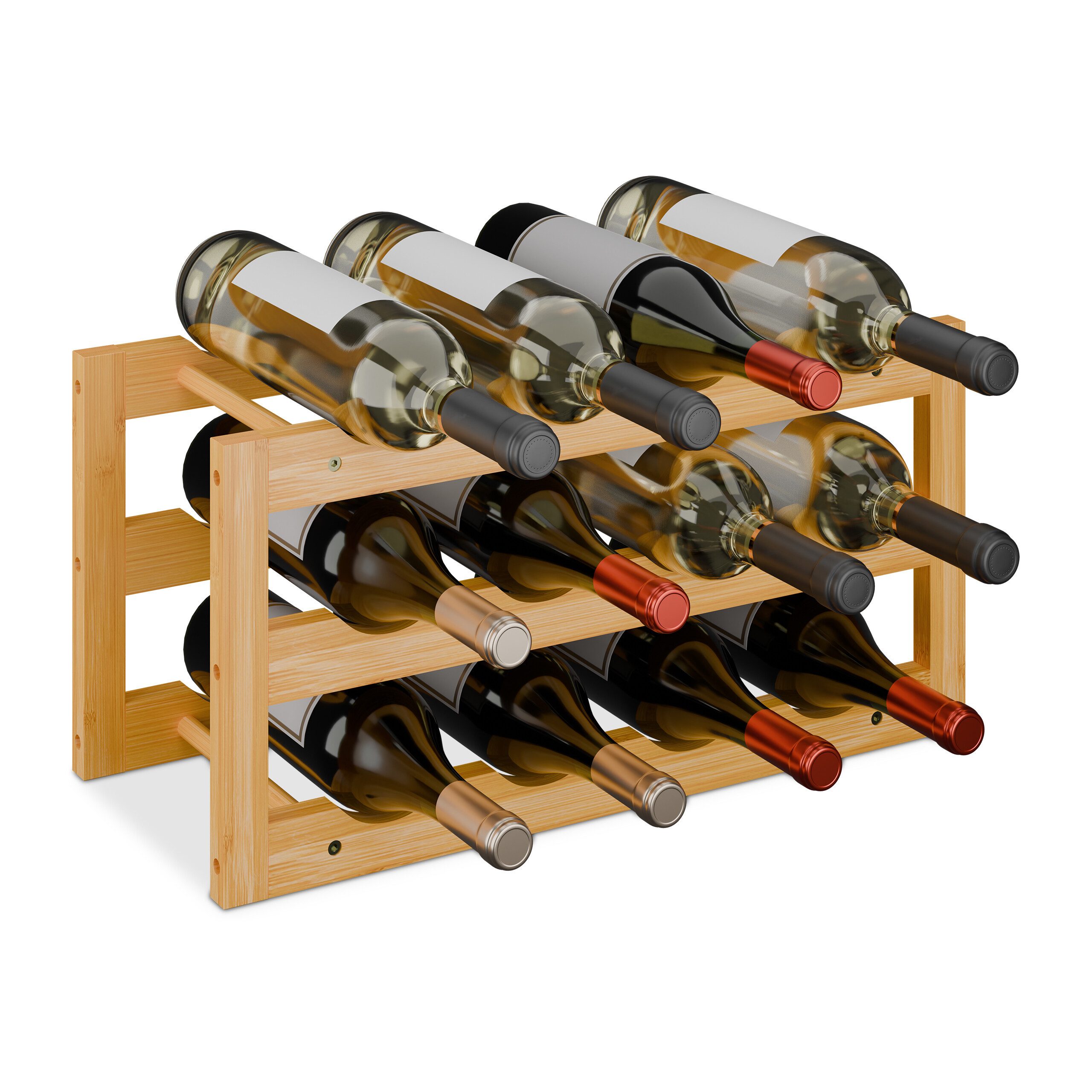 relaxdays Weinregal für 12 Flasche günstig online kaufen