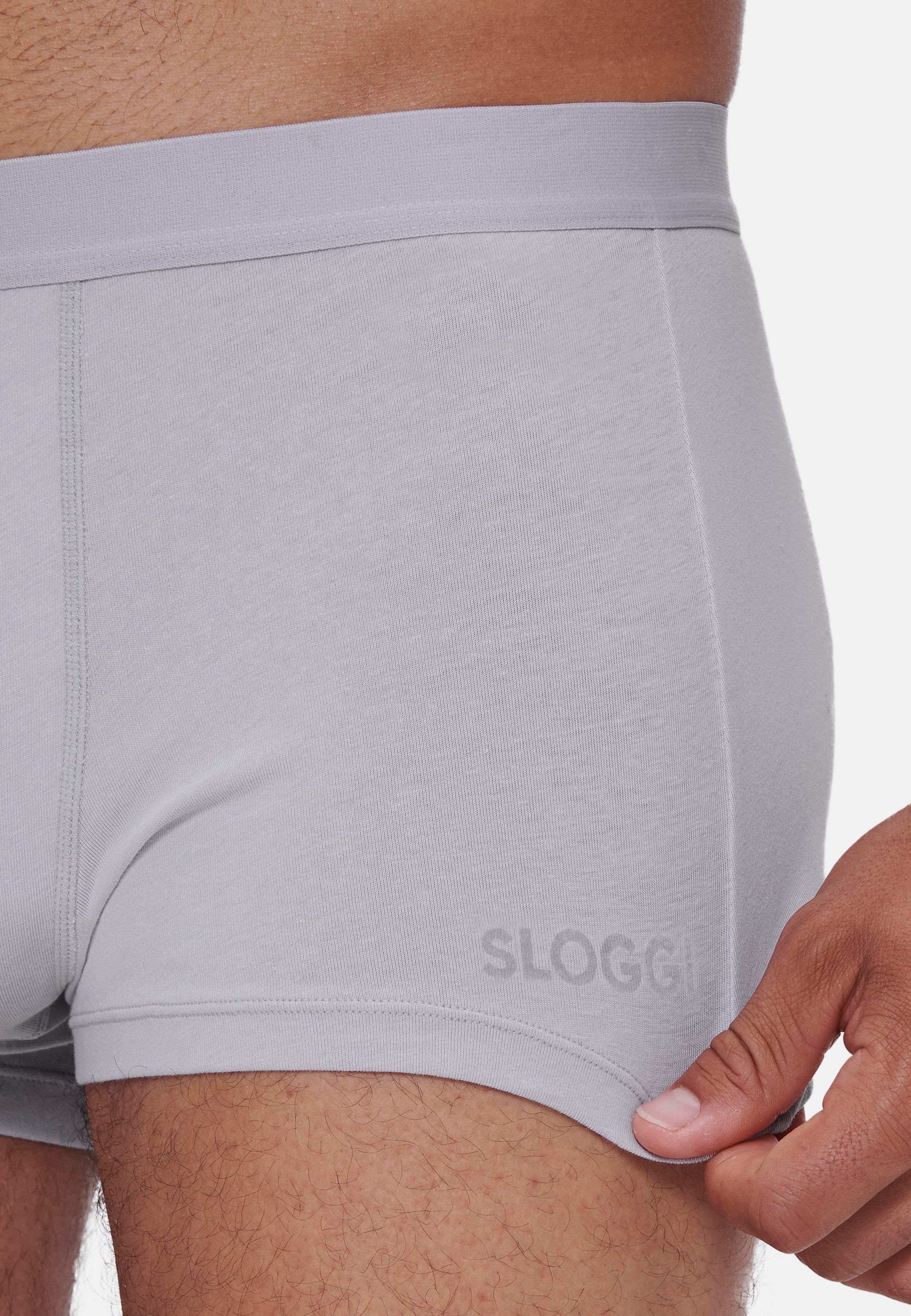 sloggi Retro Boxer 6er Pack men GO ABC 2.0 (Spar-Set, 6-St) Hipster Short / Pant - Baumwolle - ohne Eingriff - Atmungsaktiv