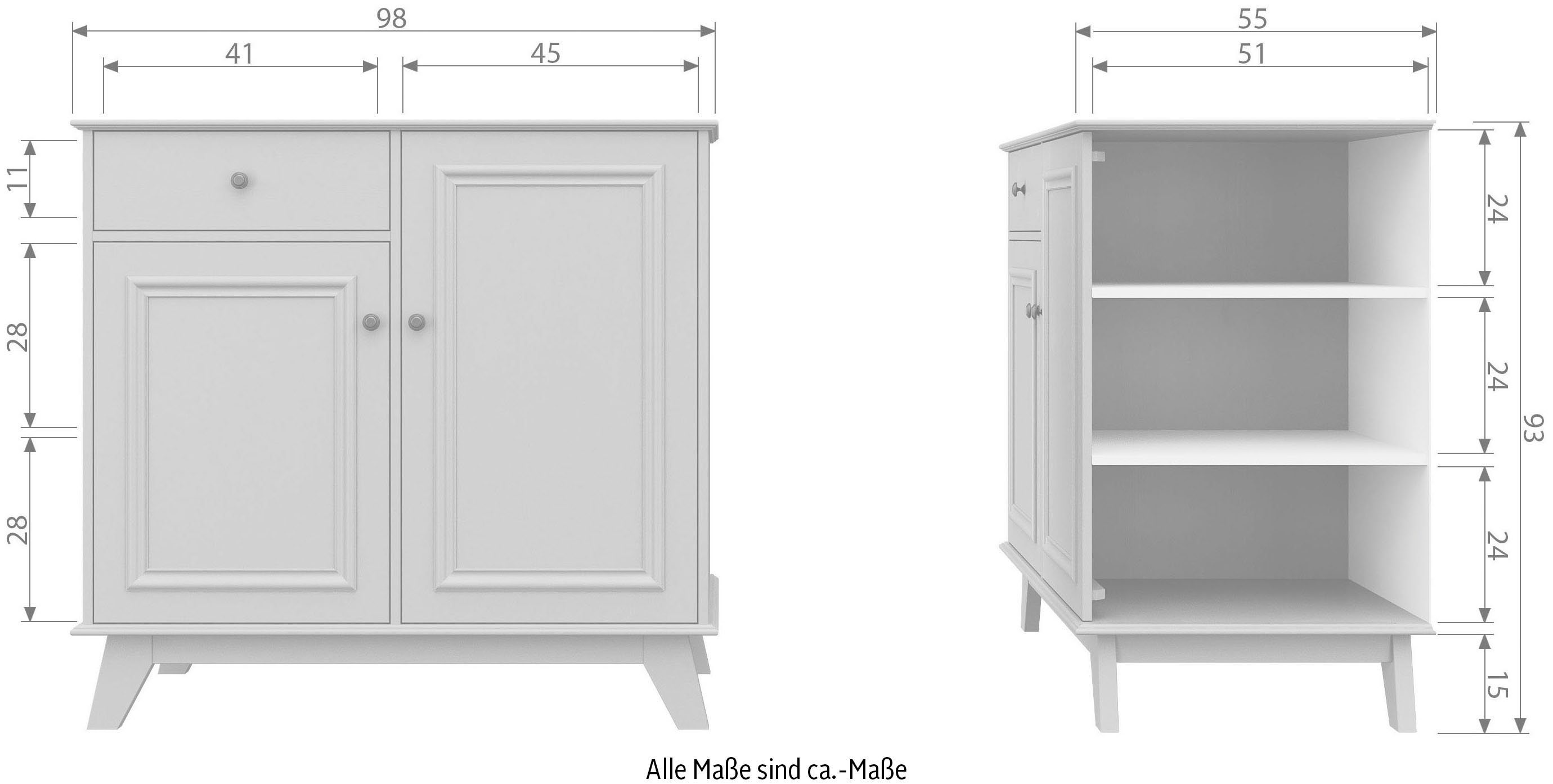 WOOOD Garderobenschrank Lily