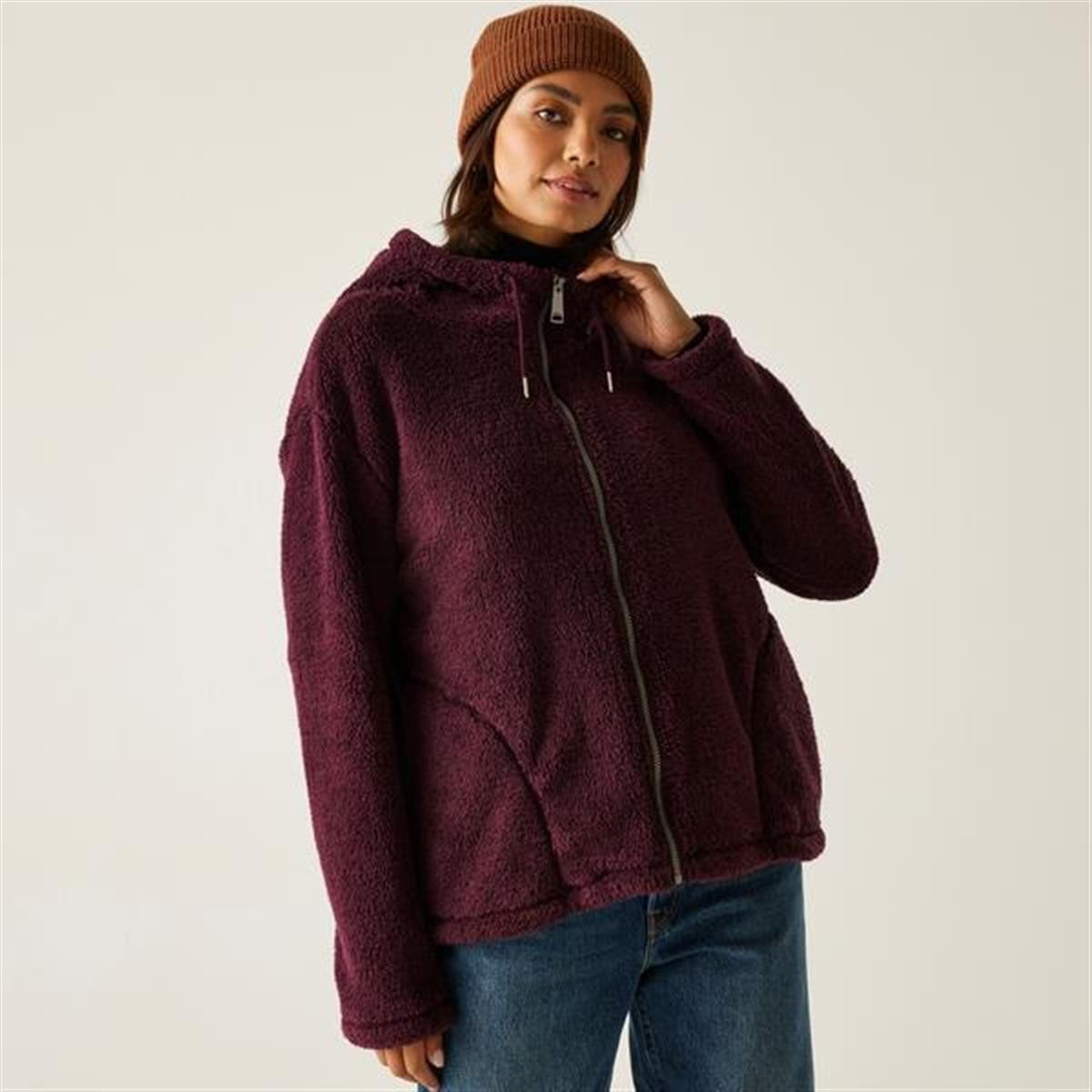 Regatta Fleecejacke Damen Fluffy Hodded Fleece Jacke - Orielle
