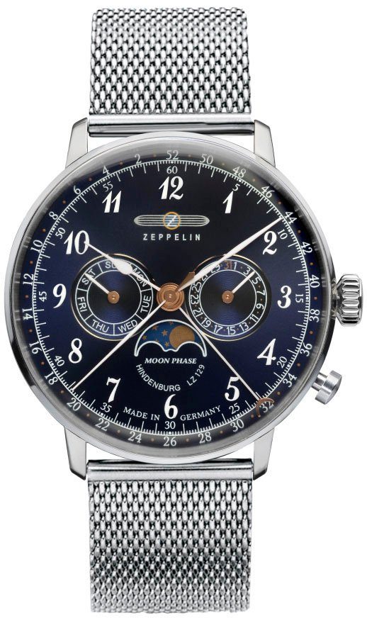 Multifunktionsuhr LZ 129 Hindenburg Moonphase 7036M-3