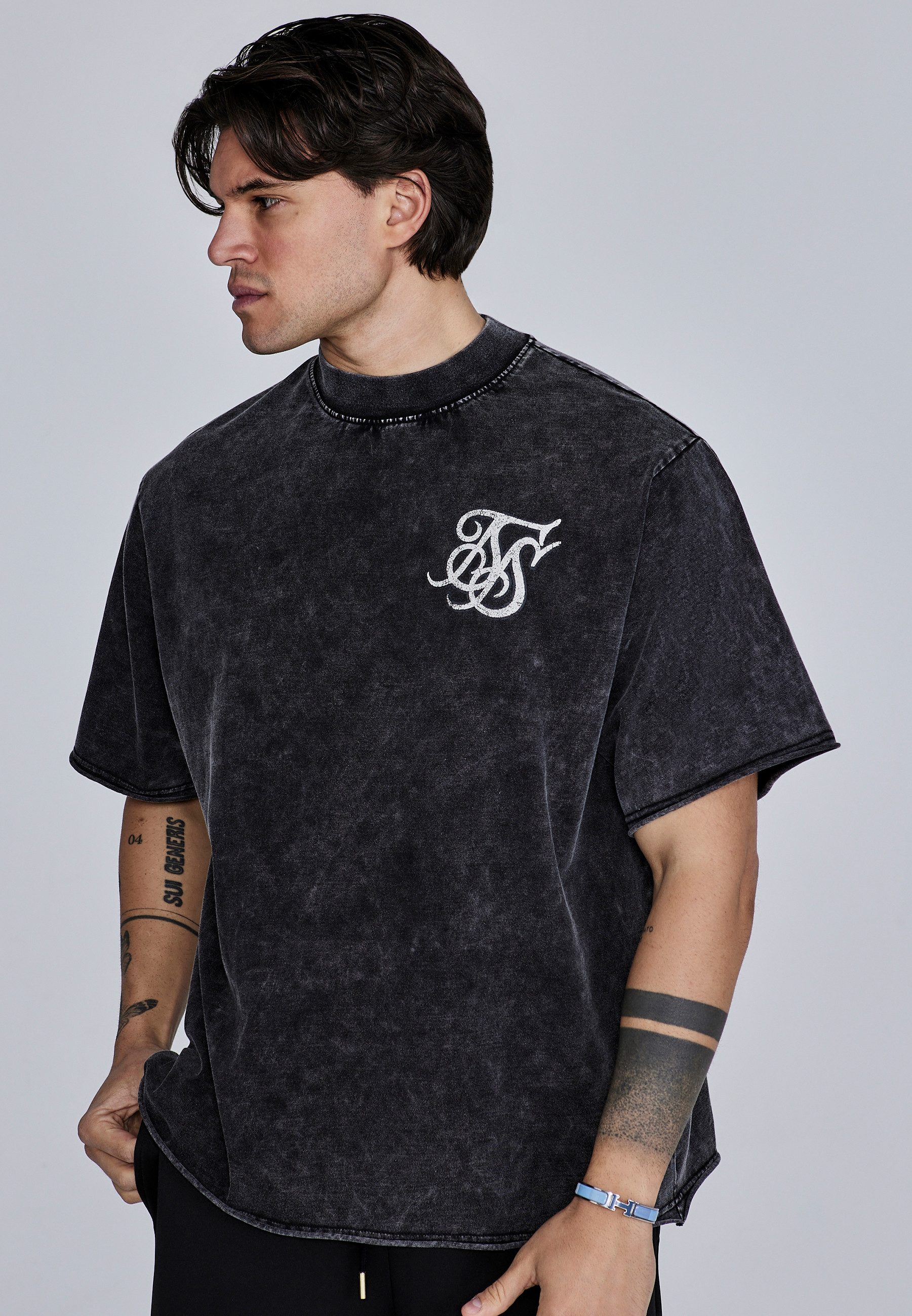 Siksilk T-Shirt SikSilk Herren Logo T-Shirt günstig online kaufen