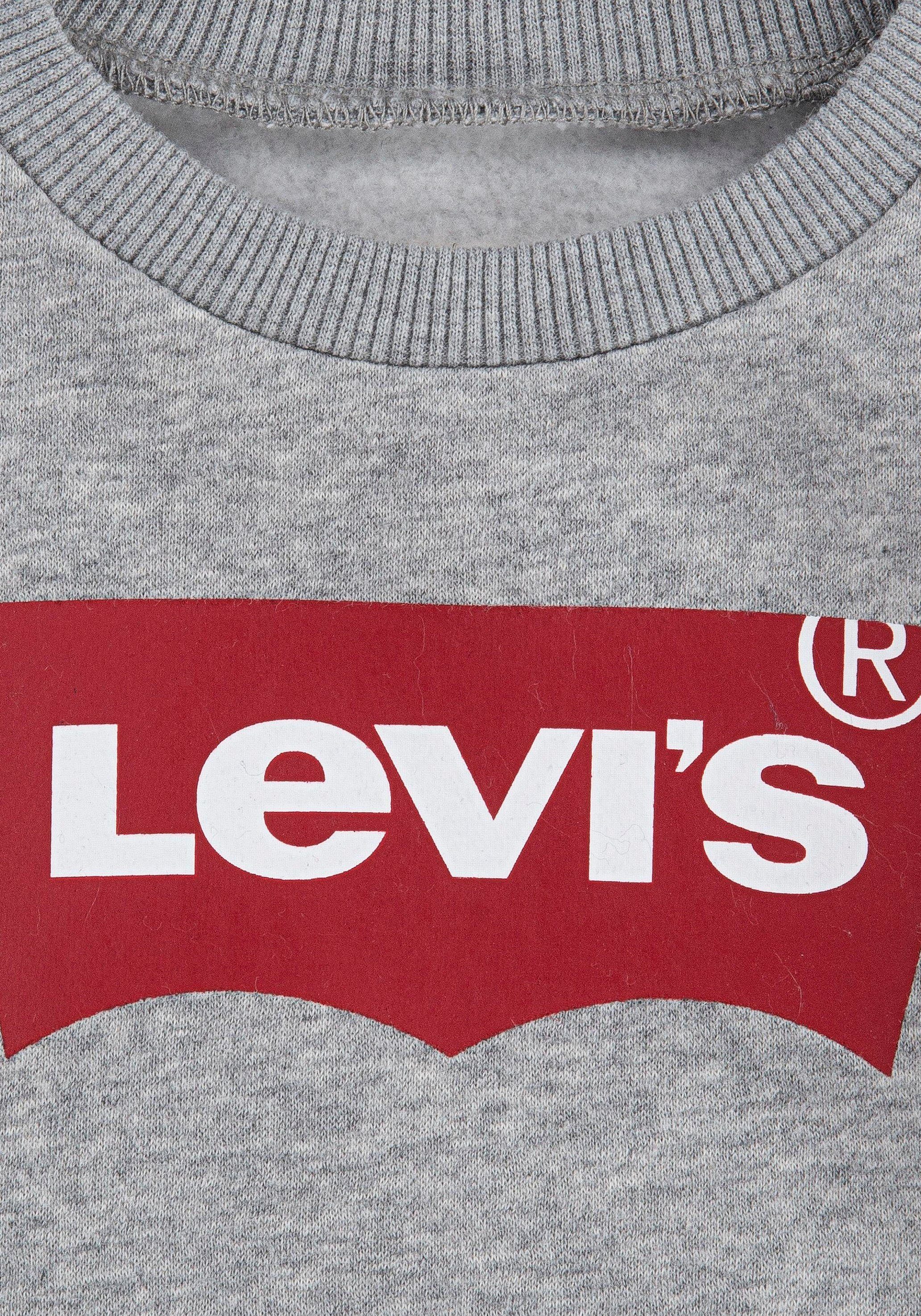 Levi's® Kids Sweatshirt BATWING CREWNECK SWEATSHIRT UNISEX GREY HEATHER