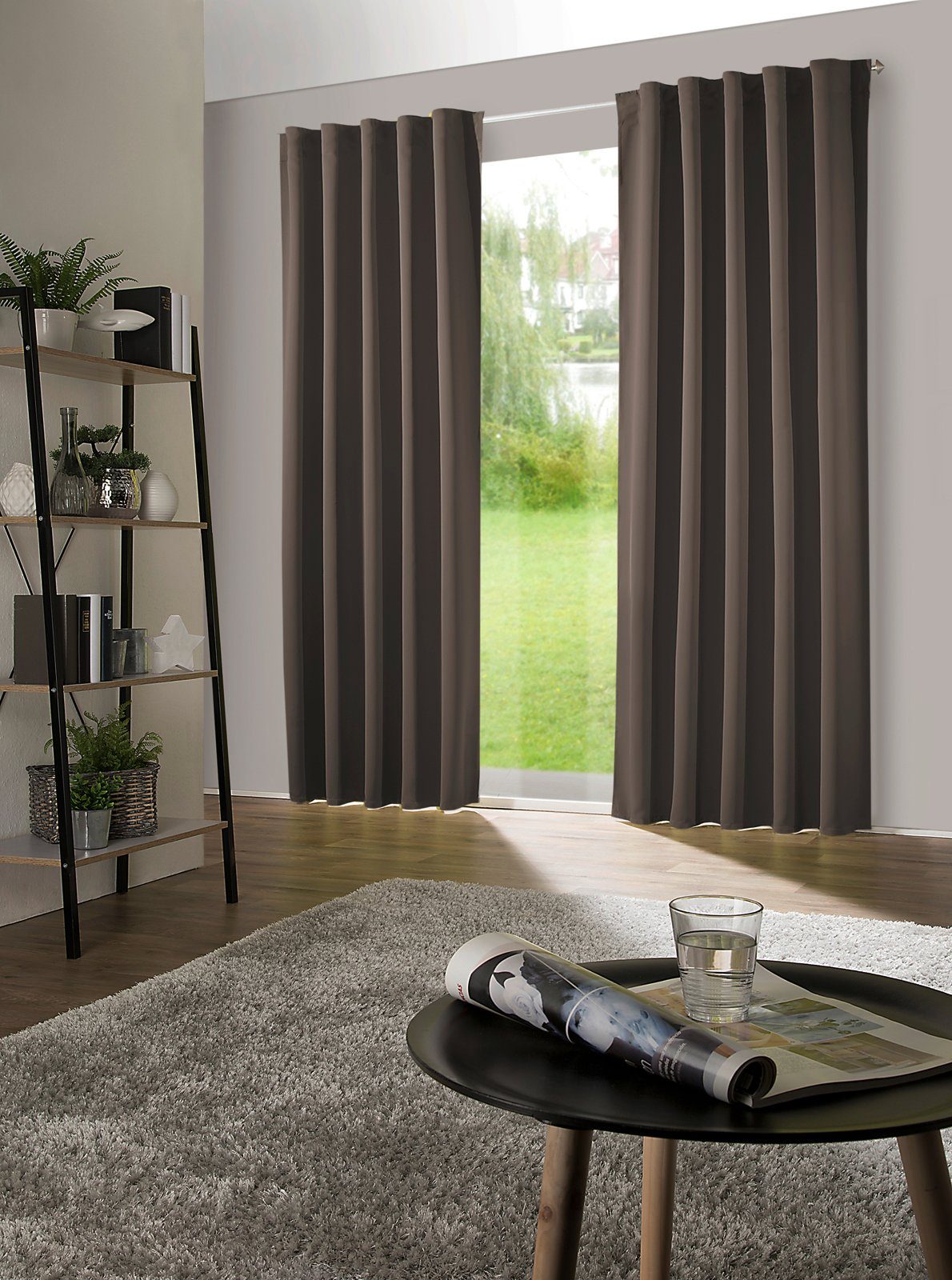heimtexland Verdunkelungsvorhang Thermo Verdunklungsgardine Deko Gardine Vo günstig online kaufen