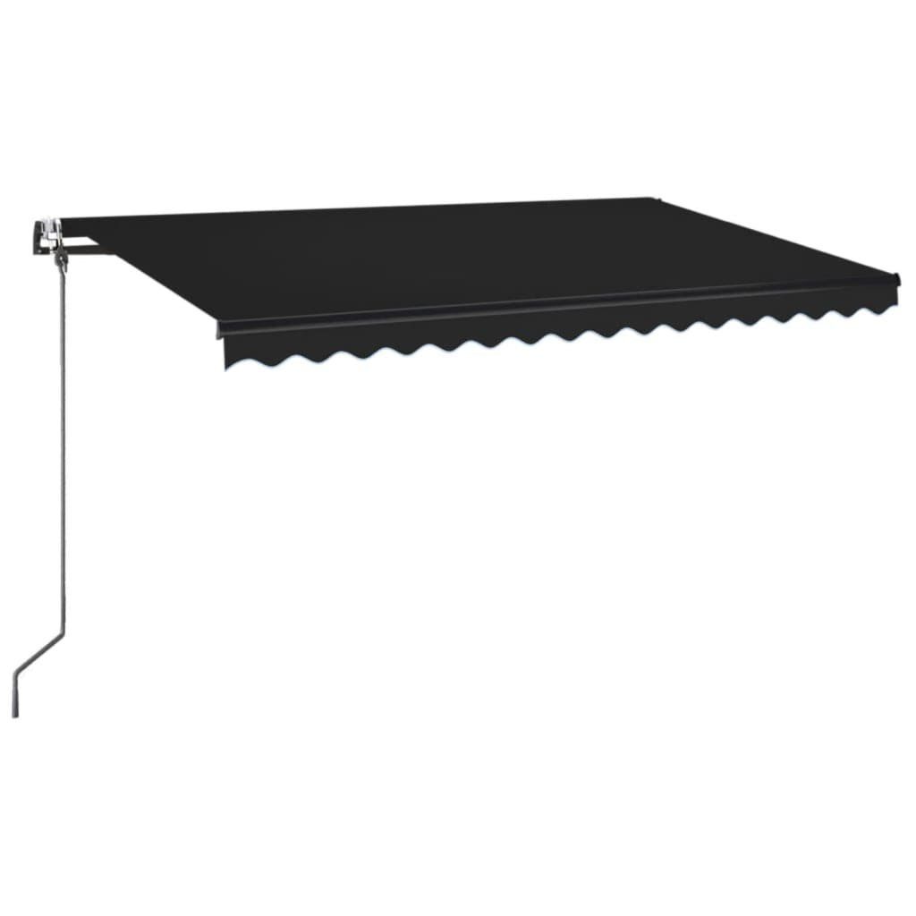 vidaXL Markise Markise Automatisch Einziehbar 450x350 cm Anthrazit (1-St)