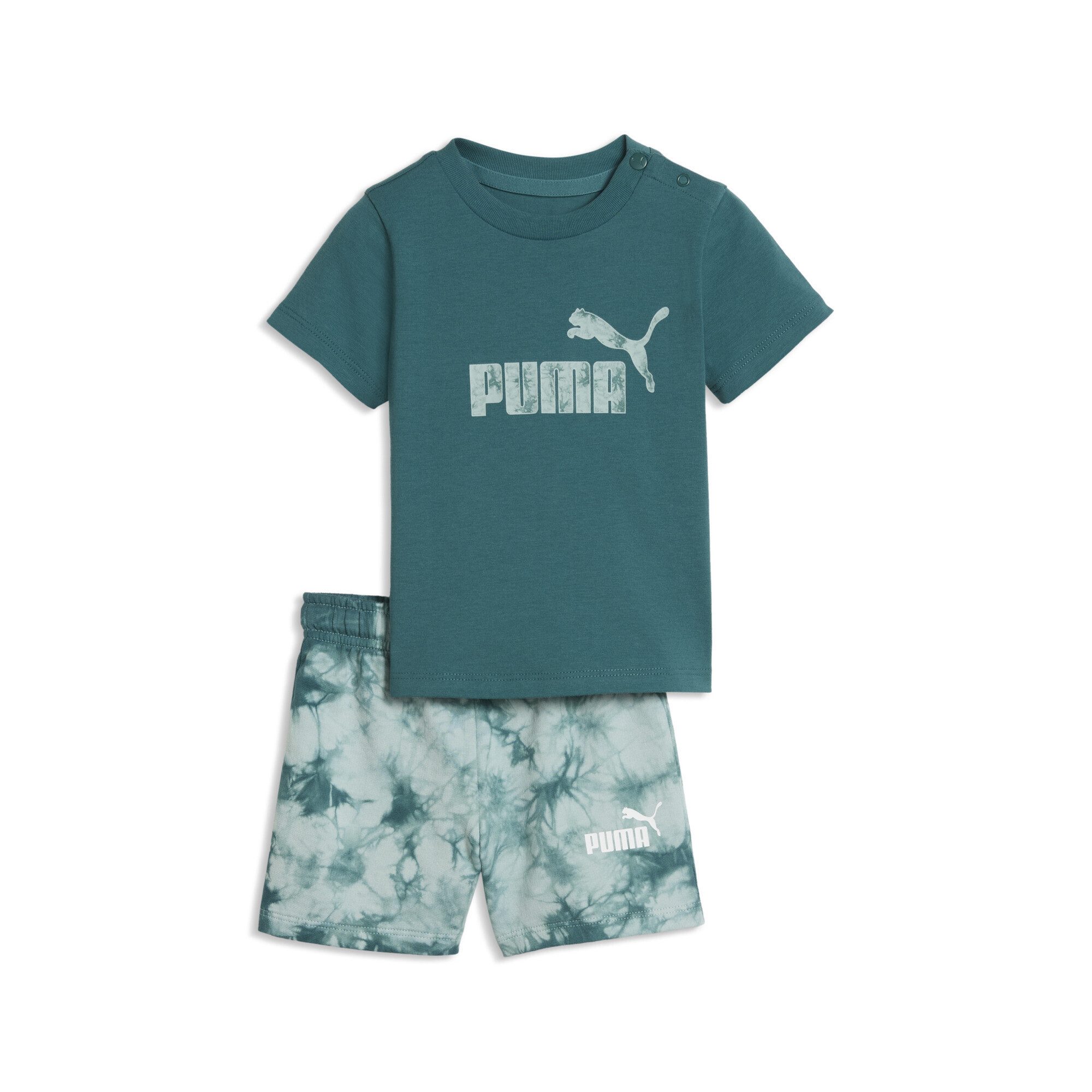 PUMA Jogginganzug Essentials Tie-dye T-Shirt and Shorts im Set Kinder