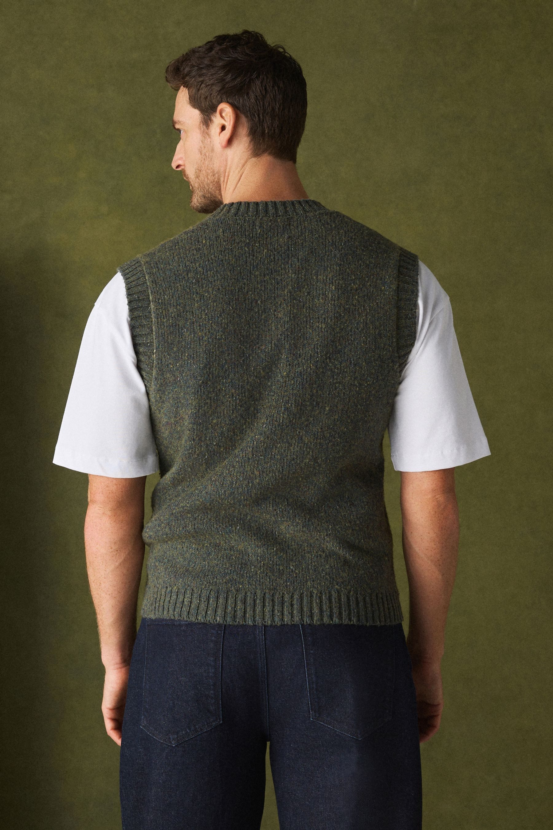 Next Pullunder Strick-Tanktop mit Wollanteil (1-tlg)