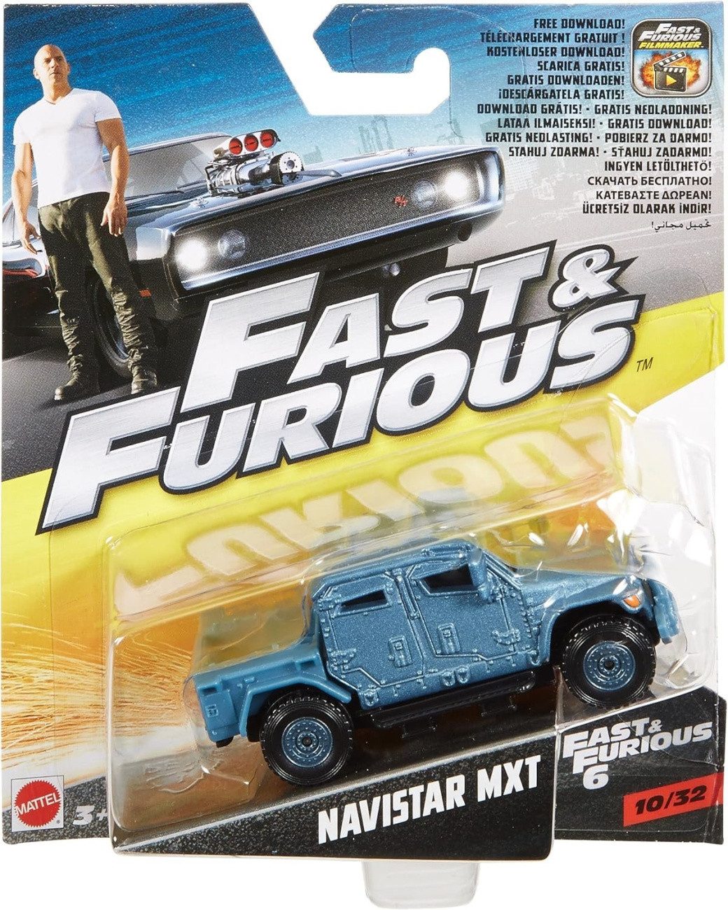 Mattel® Modellauto Fast & Furious - Navistar MXT - Modellauto 1:64