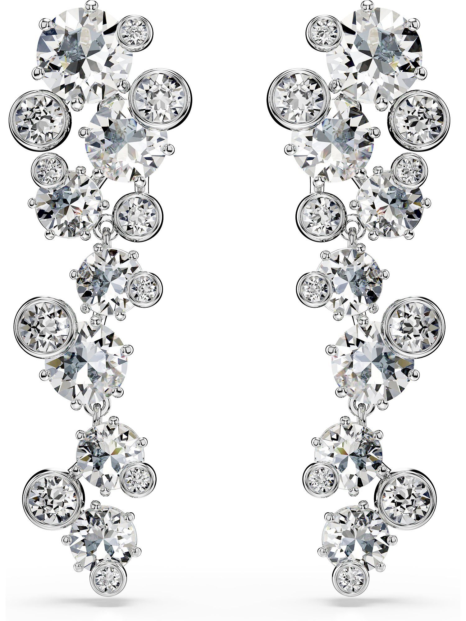 Swarovski Paar Creolen Swarovski Unisex-Creolen Metall Swarovski-Kristall (Paar), Global Collection