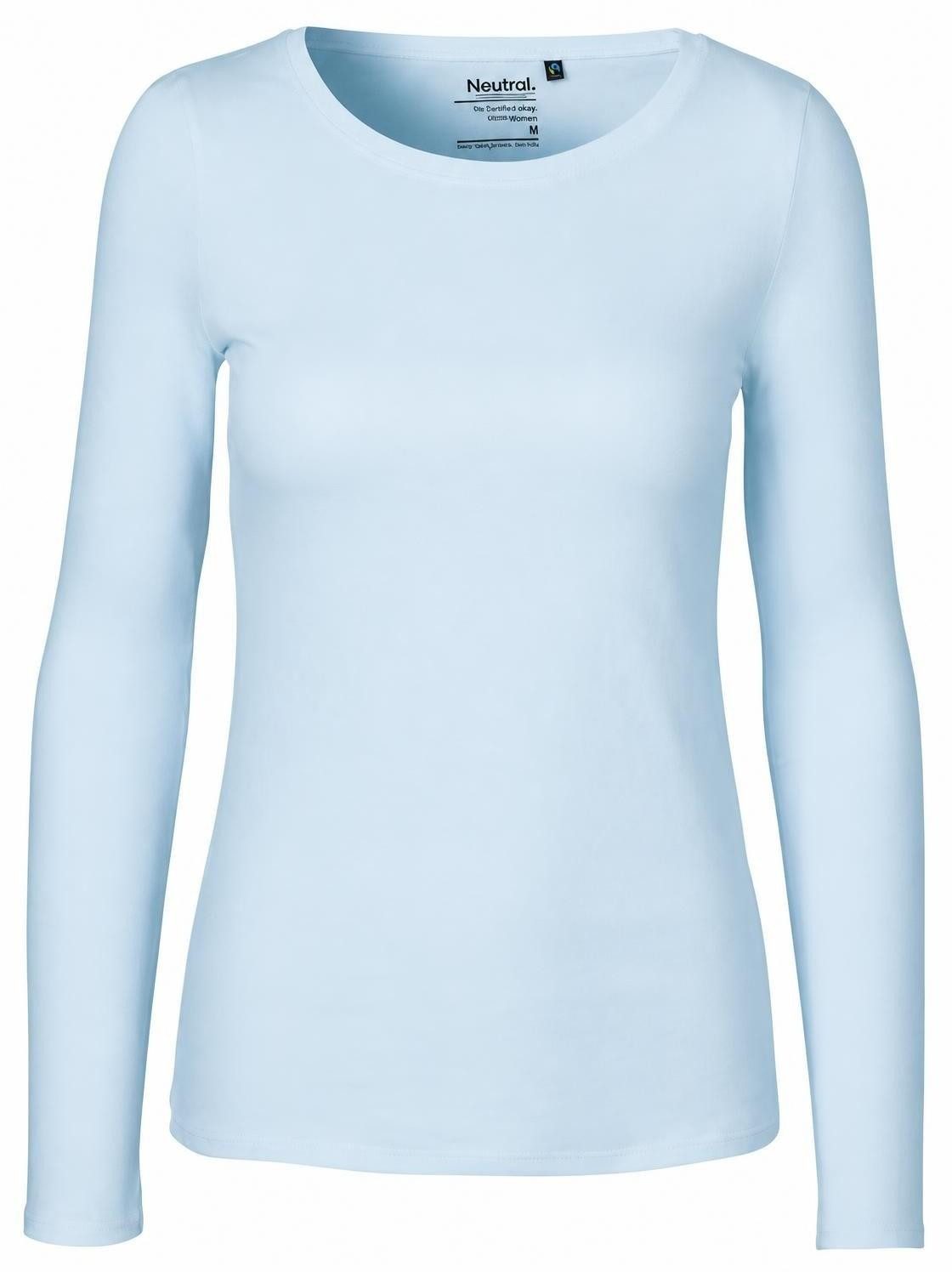 Neutral Langarmshirt Damen Long Sleeve T-Shirt / 100% Fairtrade-Baumwolle