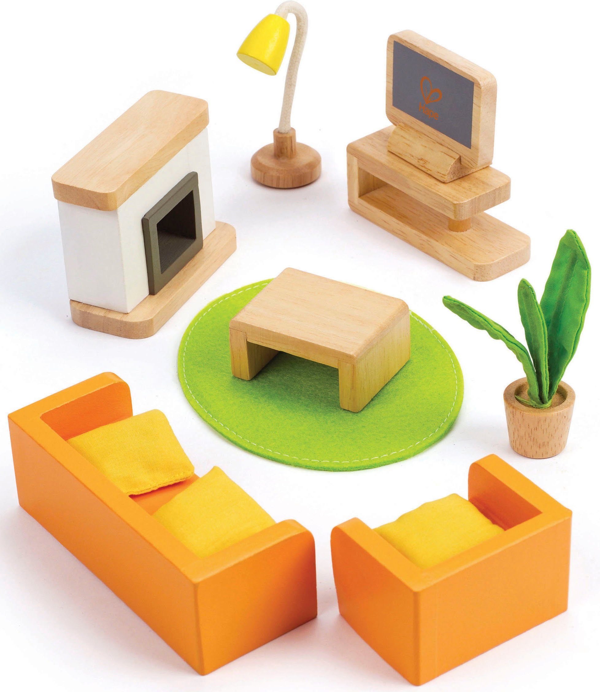 Hape Puppenhausmöbel Wohnzimmer günstig online kaufen