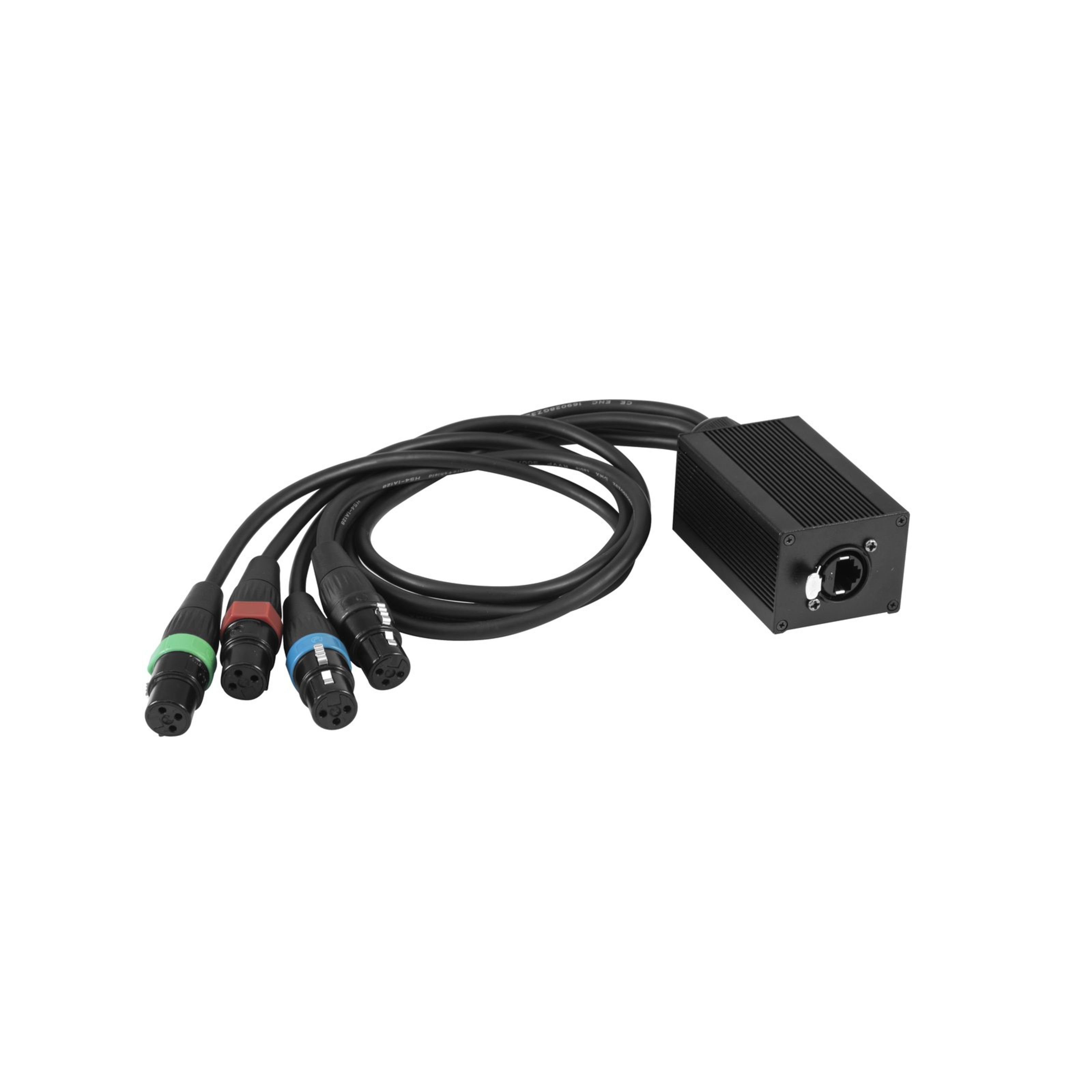 EUROLITE Lampen-Verbindungskabel, DNK-2 Adapter RJ45-DMX - DMX Kabel