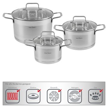 ProfiCook Topf-Set PC-KTS 1223, (6-tlg)