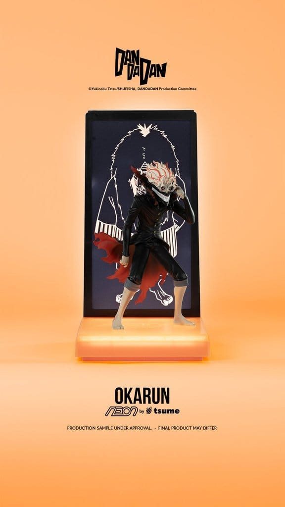 Tsume Art Merchandise-Figur Dandadan Neon Figur 1/9 Okarun 25 cm