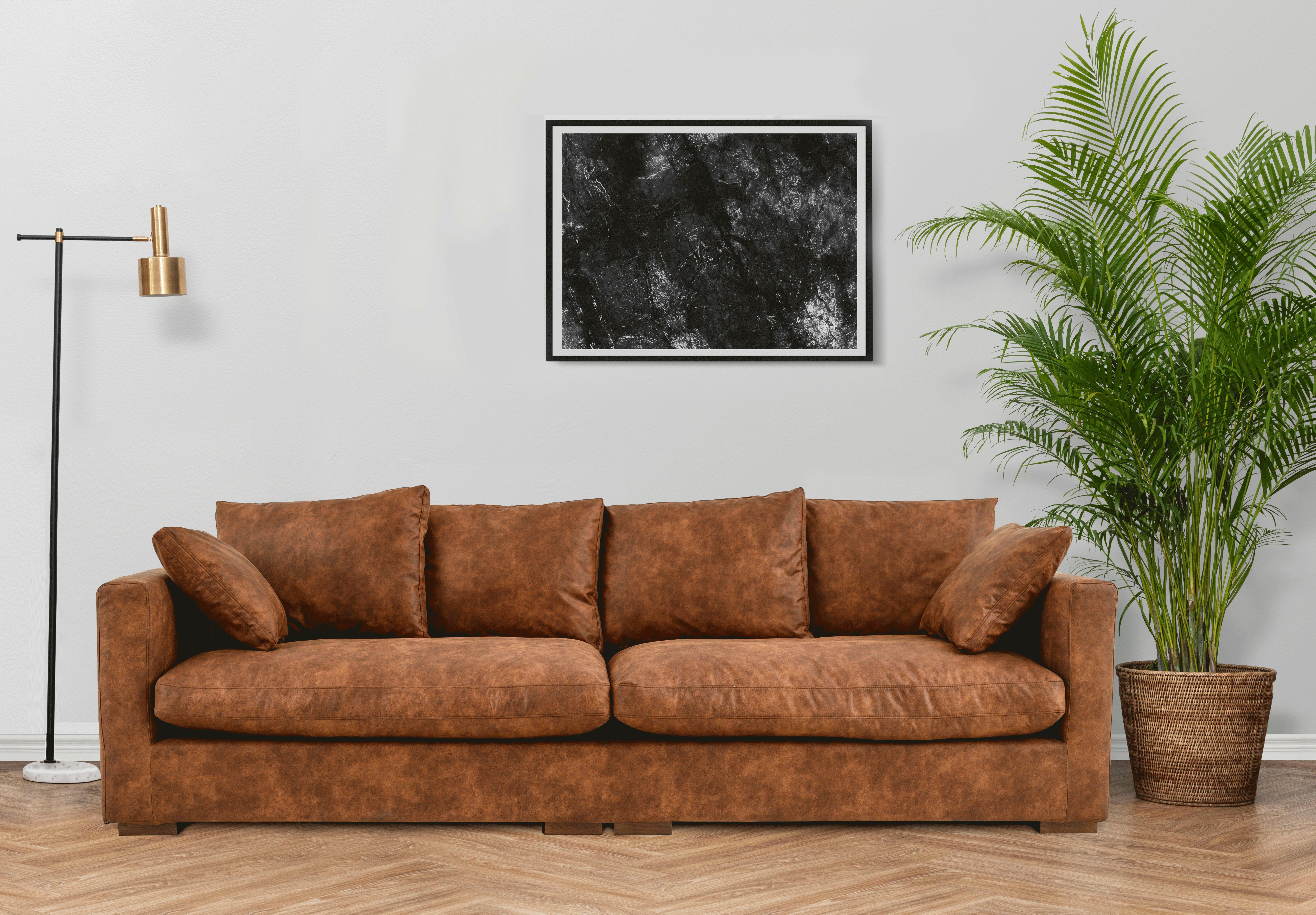 Home affaire Big-Sofa Coray, extra weich und kuschelig, Füllung mit Federn und Daunen