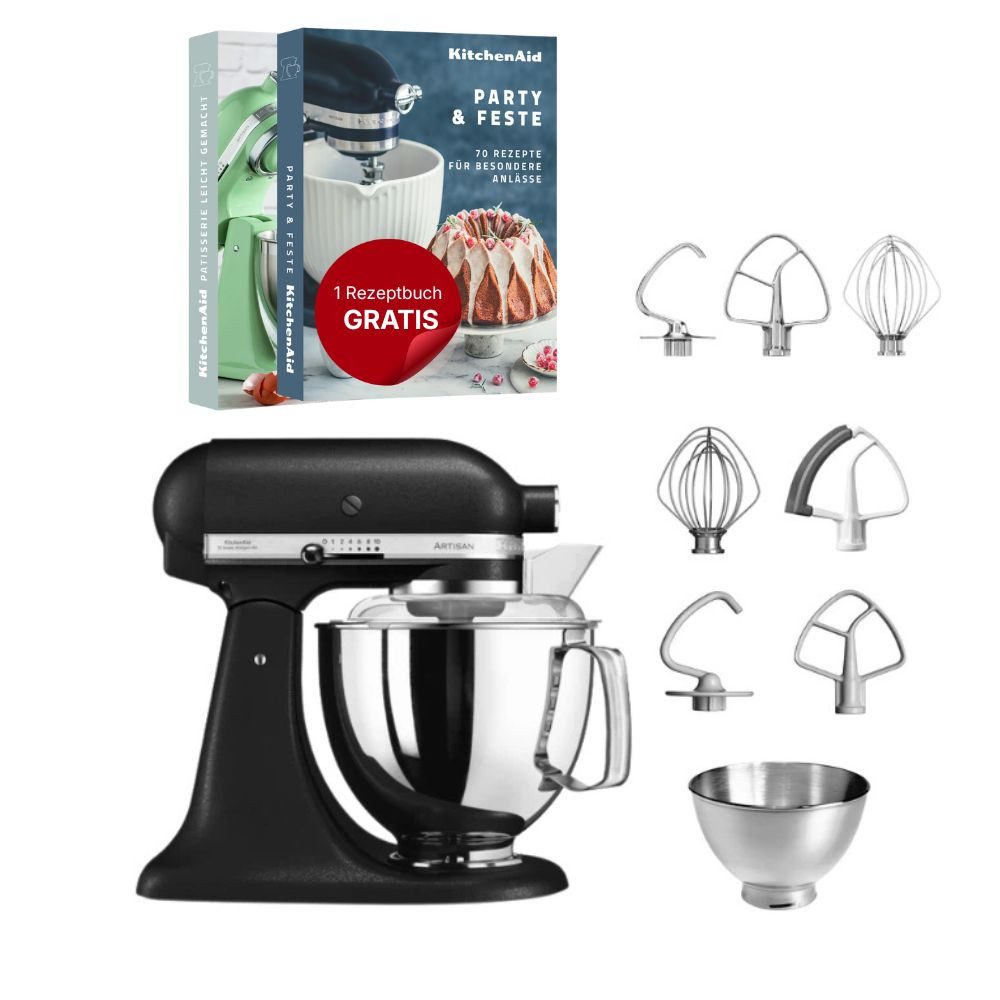 KitchenAid Küchenmaschine KitchenAid 4,8 L 5KSM175 Artisan Küchenmaschine Steellover