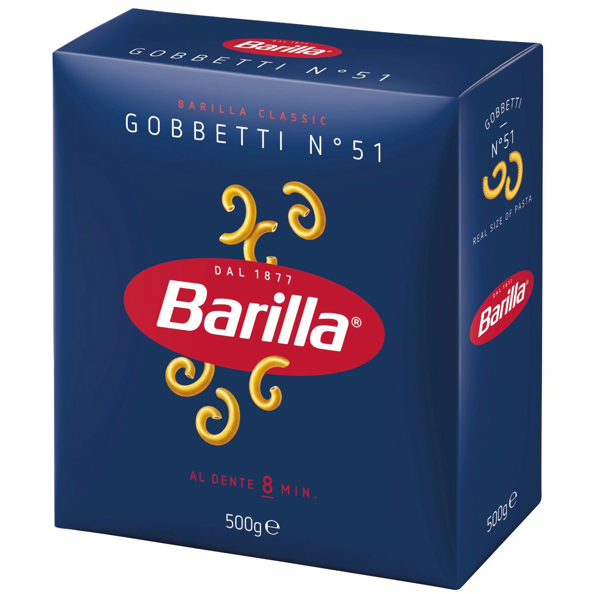 Barilla Nudeln, Barilla Gobbetti Nr 051 Pasta aus Hartweizengriess Hörnchen 500g