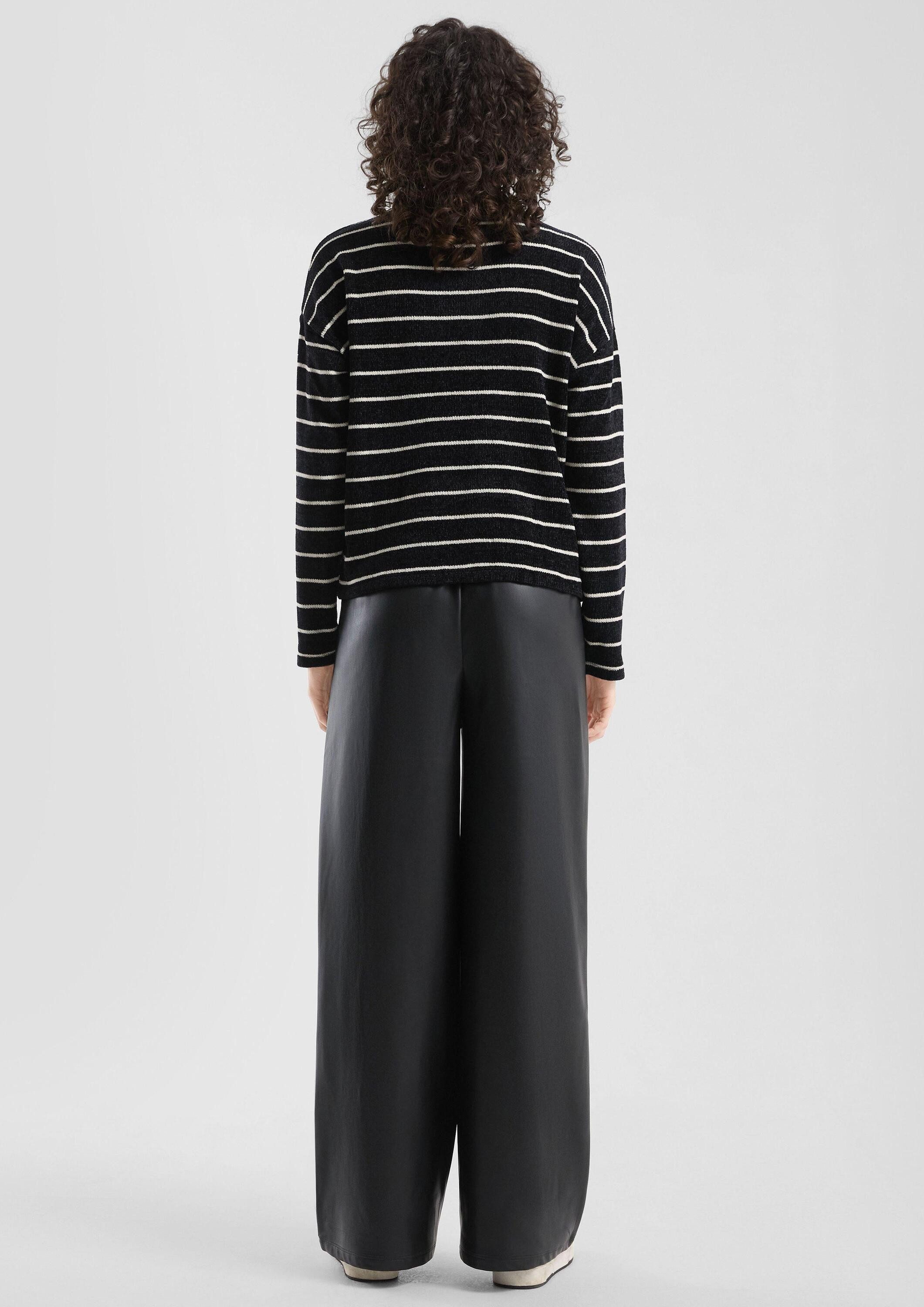 QS Longpullover Strickpullover Weicher Pullover
