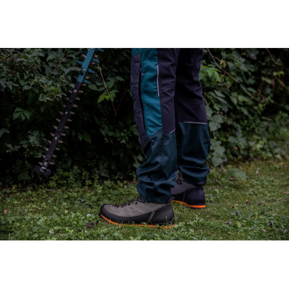 haix RAMBLE GTX robuste Wanderstiefel grau-orange Stiefel