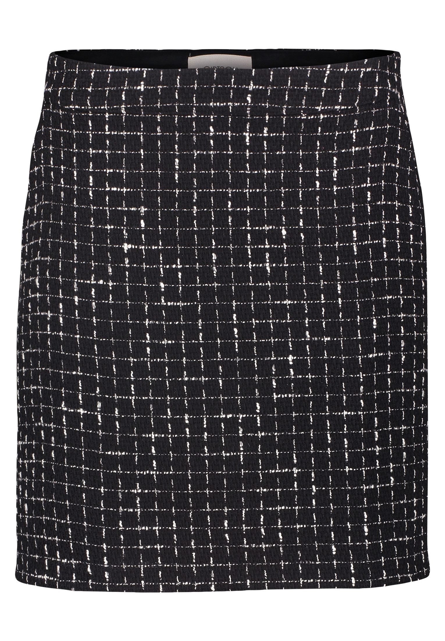 Cartoon Minirock Cartoon Tweedrock kariert Material