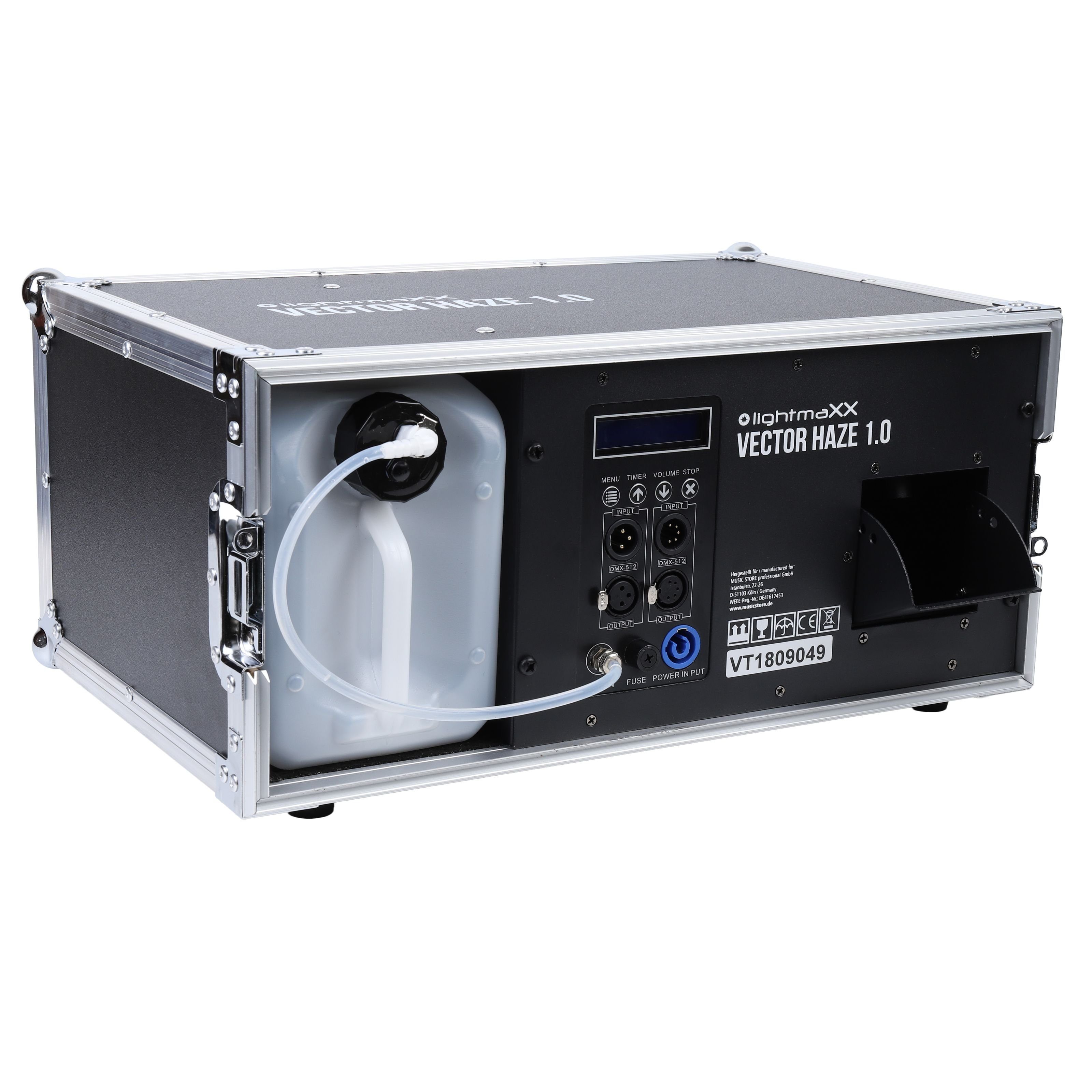 lightmaXX Discolicht, Vector Haze 1.0 Hazer, Nebelmaschine, DMX Steuerbar