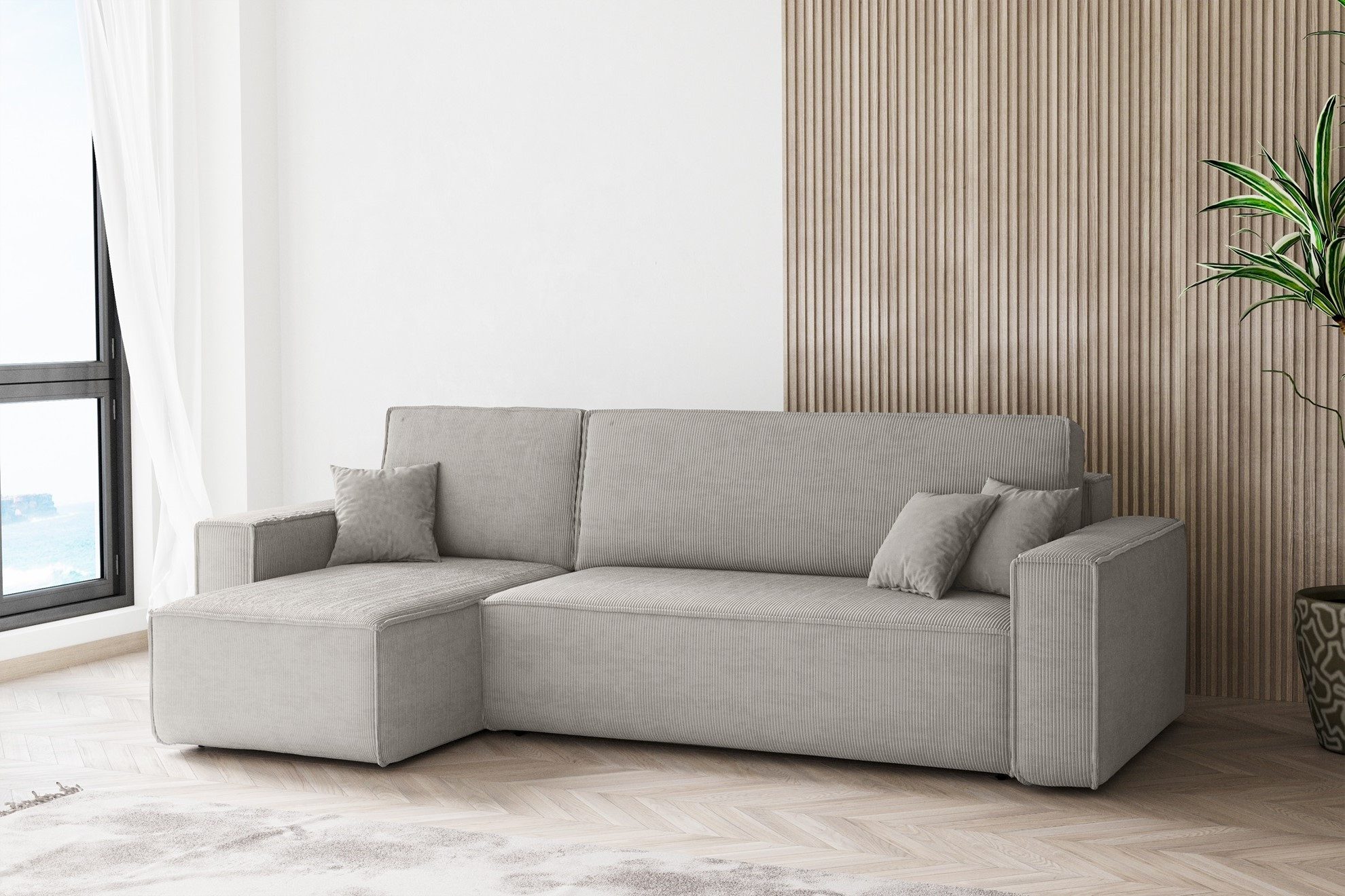 Labett Ecksofa mit Schlaffunktion & Bettkasten günstig online kaufen