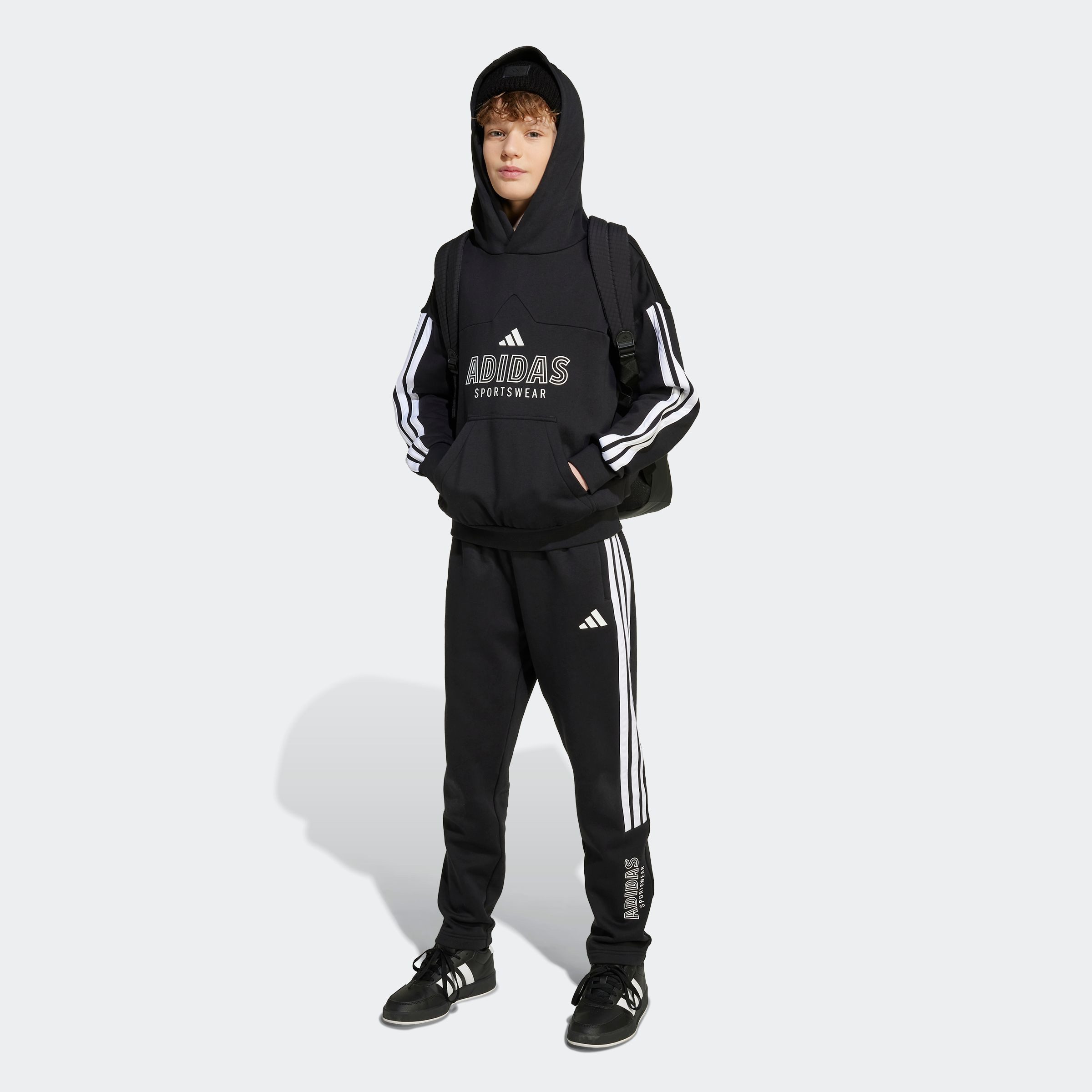adidas Sportswear Kapuzensweatshirt HOUSE OF TIRO FLEECE KIDS HOODIE