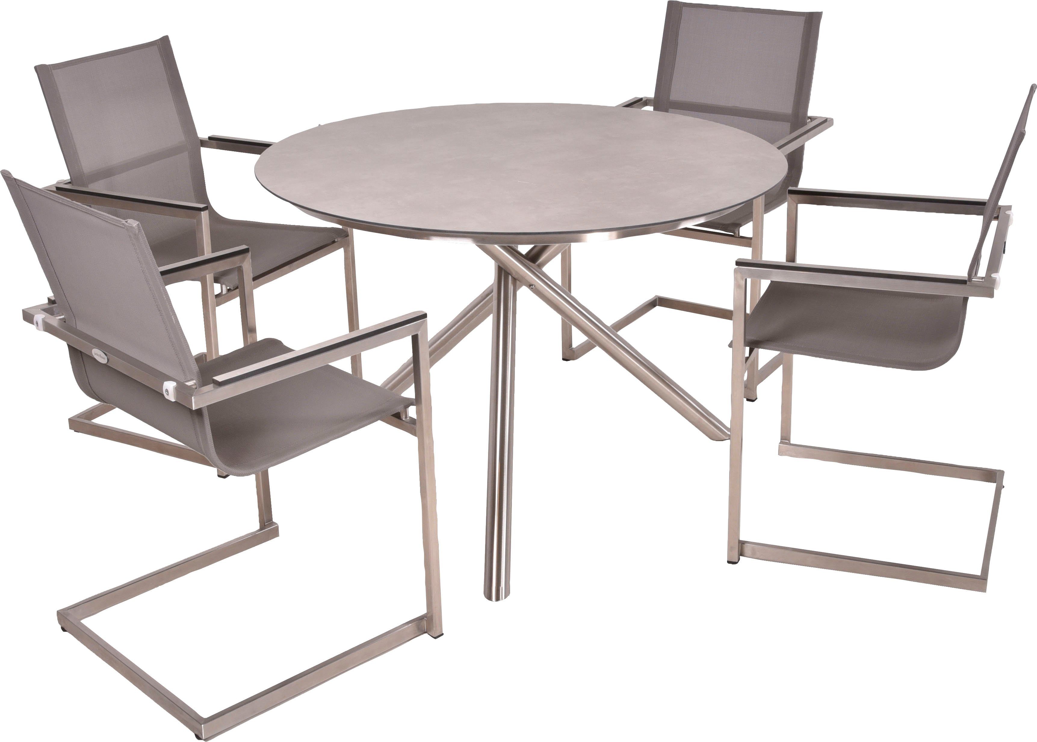 Garden Pleasure Garten-Essgruppe SIENNA, (5-tlg)